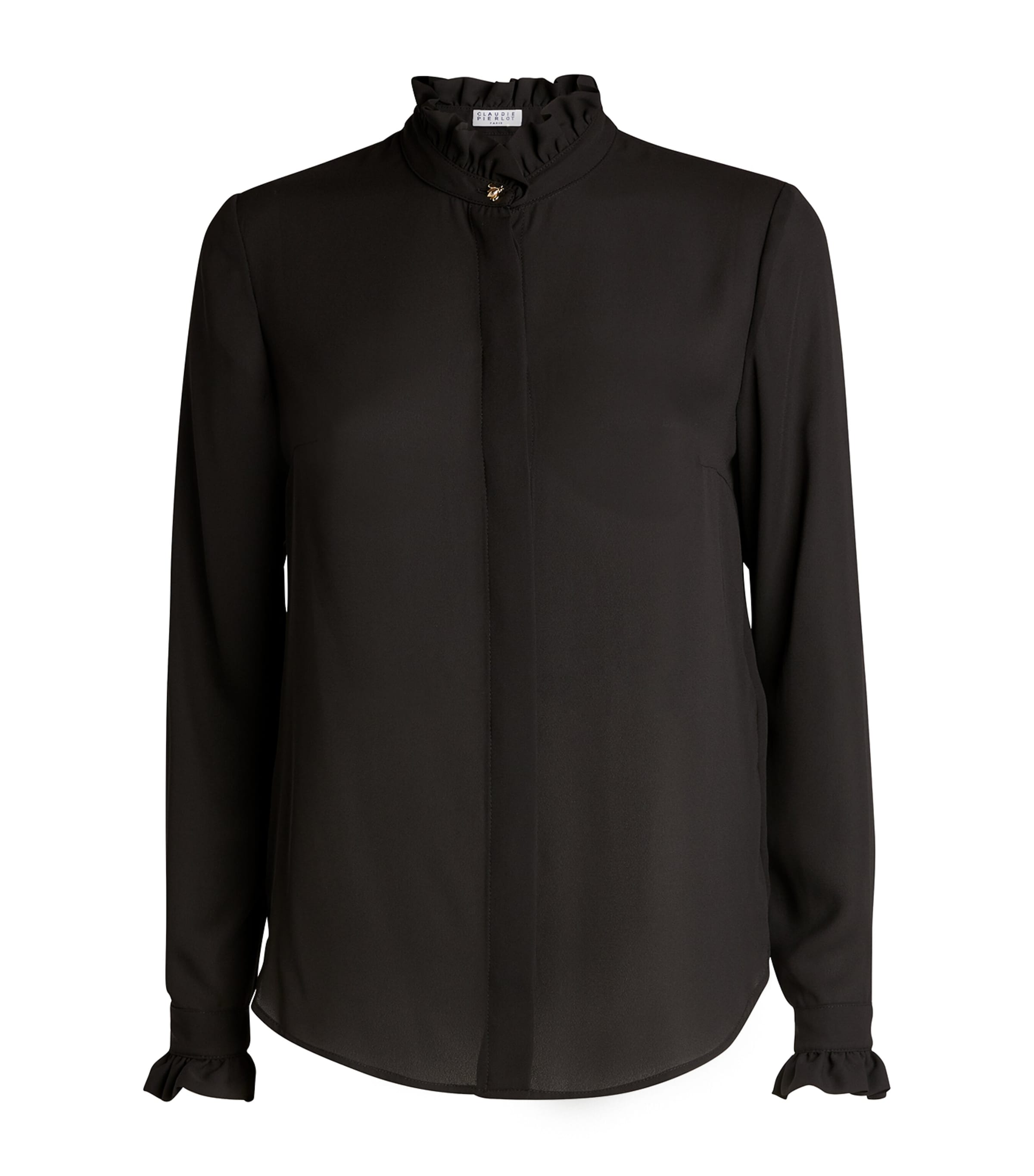 Claudie Pierlot High-neck Shirt In Black