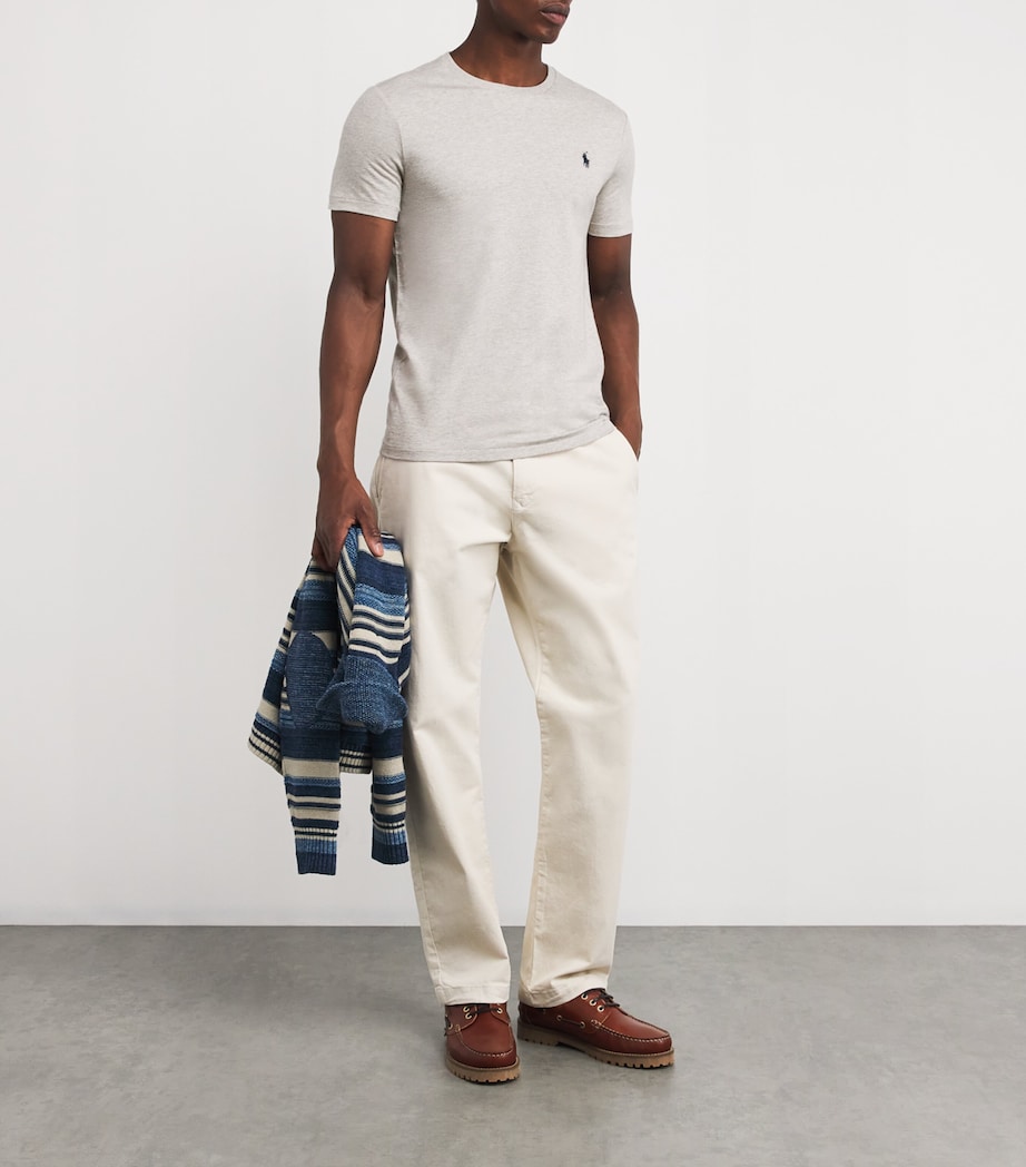 Polo Ralph Lauren Mens Logo T-Shirt Grey Heather Image 2