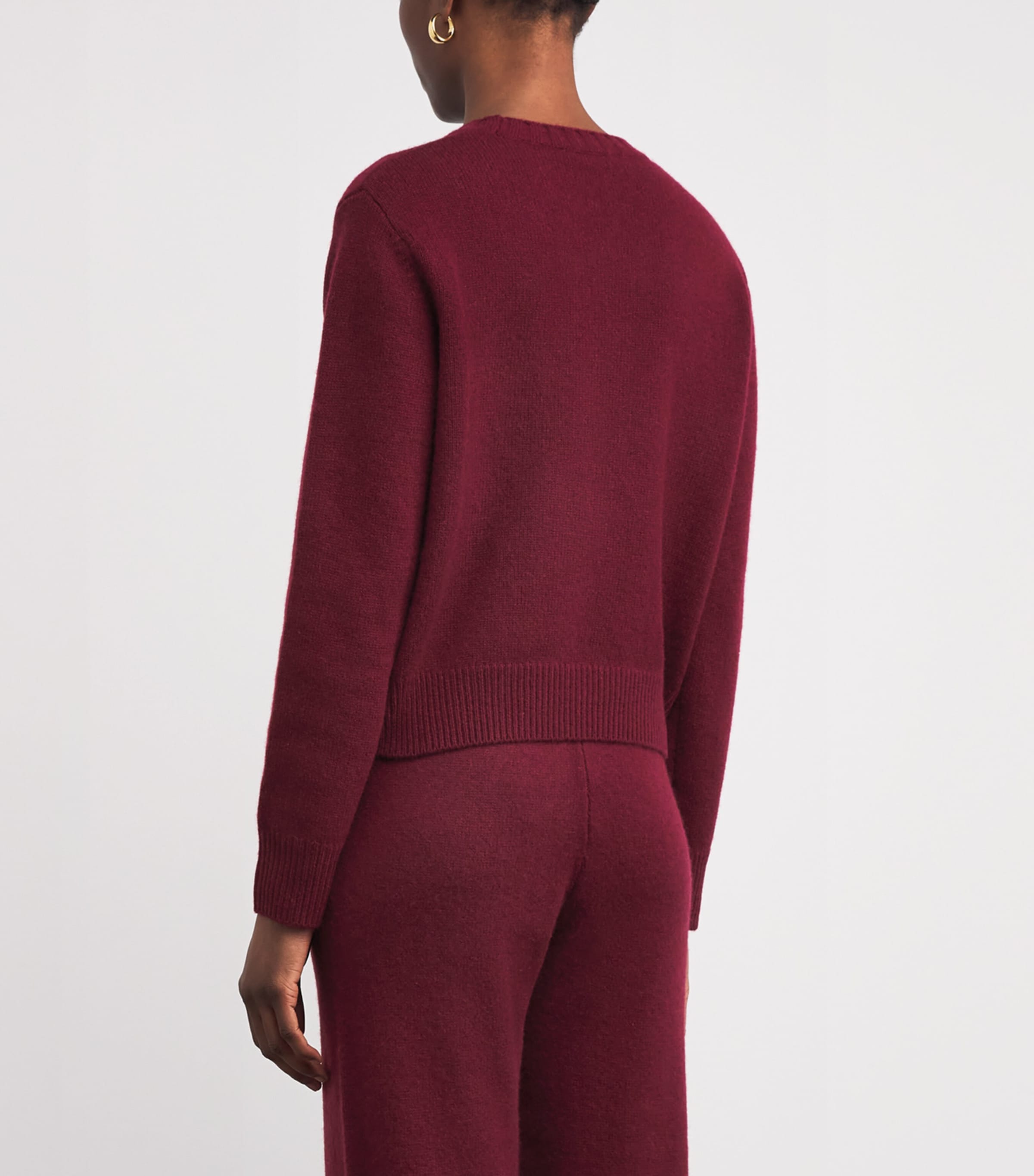 Cashmere-Wool SRC Sweater 27 MERLOT Image 4
