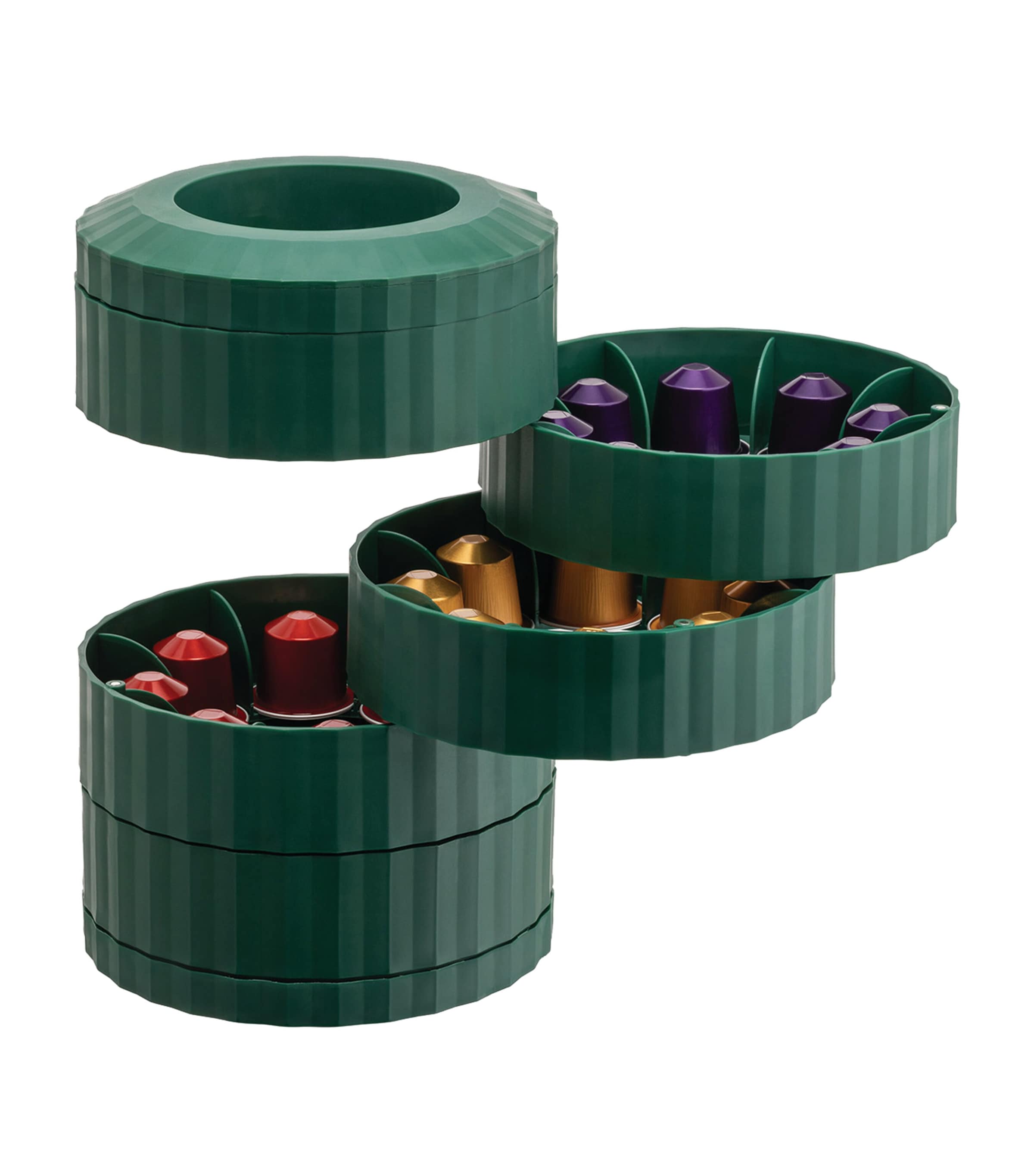 Plissé Coffee Capsule Holder GREEN Image 2