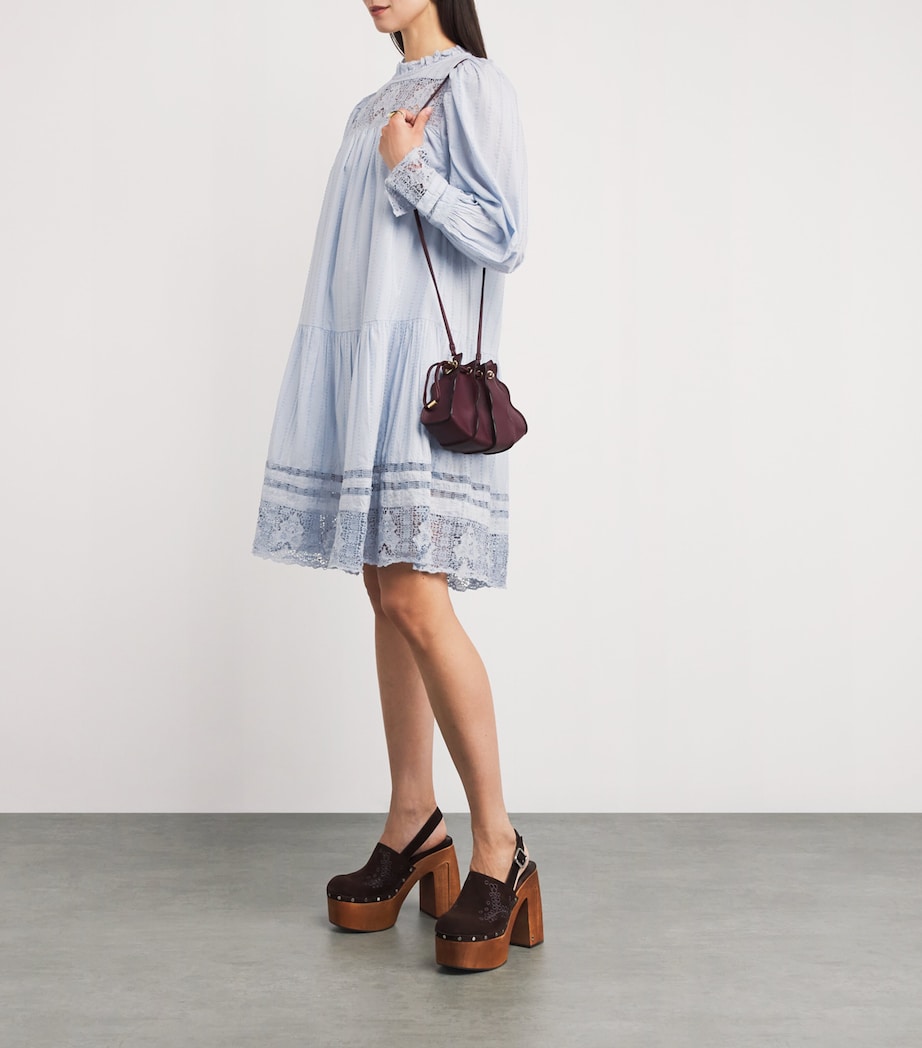 Cotton Colette Mini Dress CELESTE Image 2