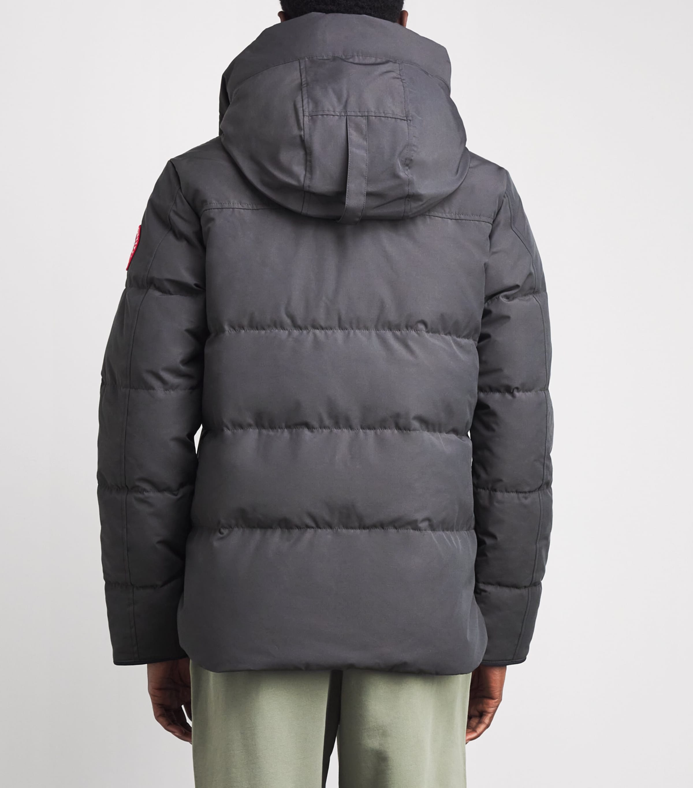 Canada Goose Mens MacMillan Down Parka Granite Grey Image 5