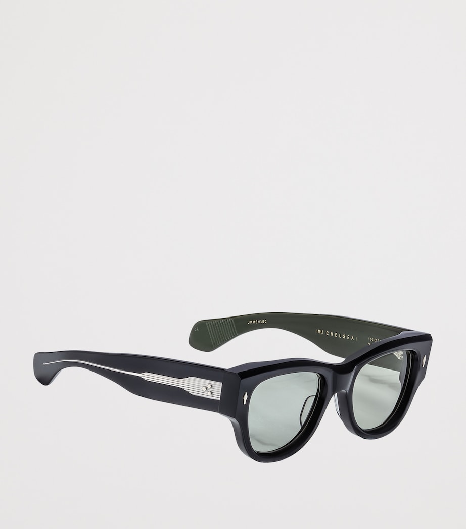 Jacques Marie Mage Acetate Chelsea Sunglasses Bottle Green Image 2