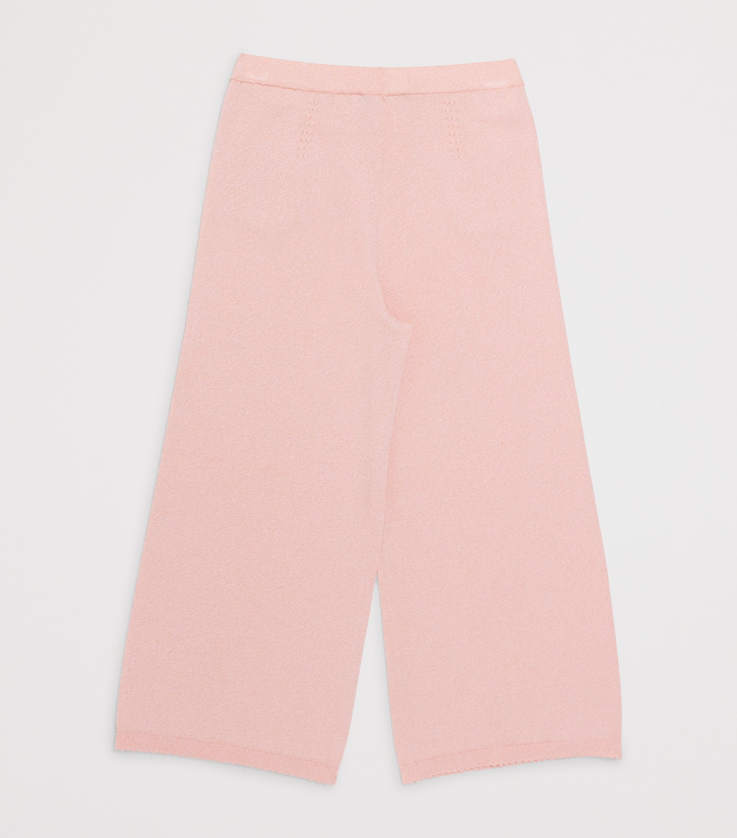 Emporio Armani Kids Wide-Leg Trousers (4-14 Years) Peachskin Image 2