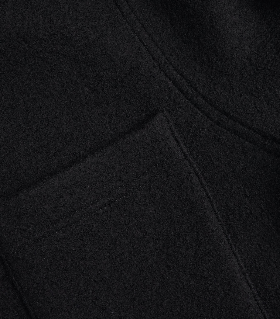 Virgin Wool Felt Overshirt V0029 Image 5