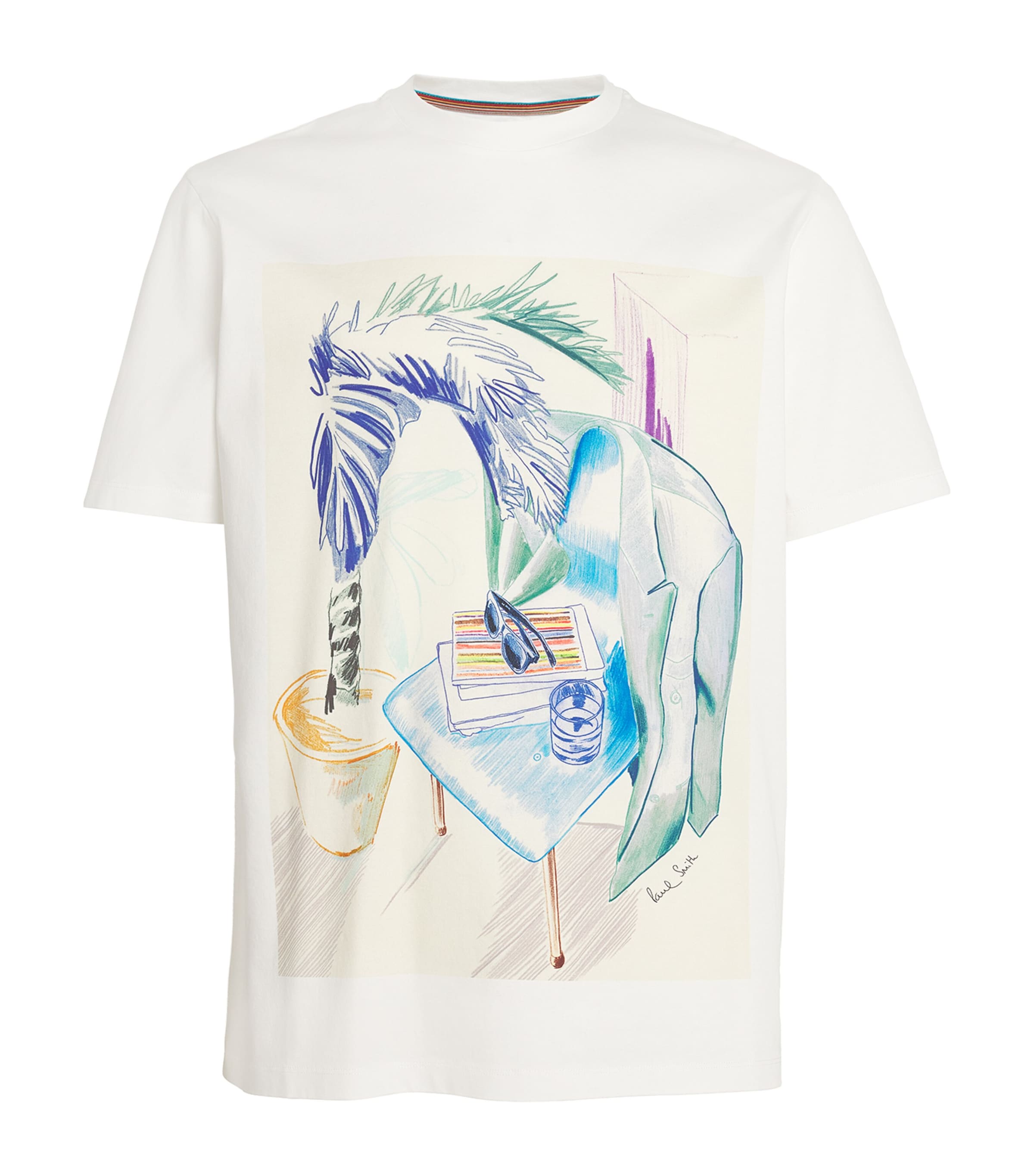 PAUL SMITH COTTON GRAPHIC T-SHIRT 