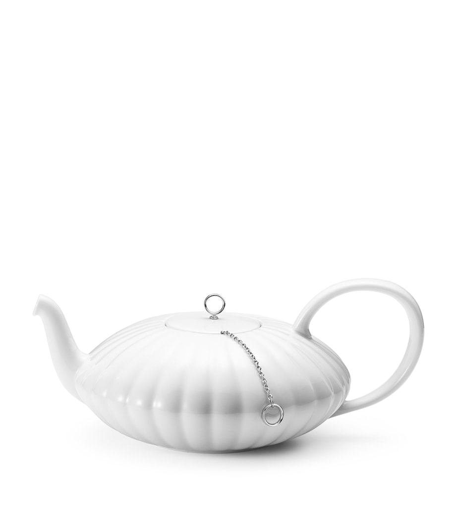 Porcelain Bernadotte Teapot WHITE Image 1