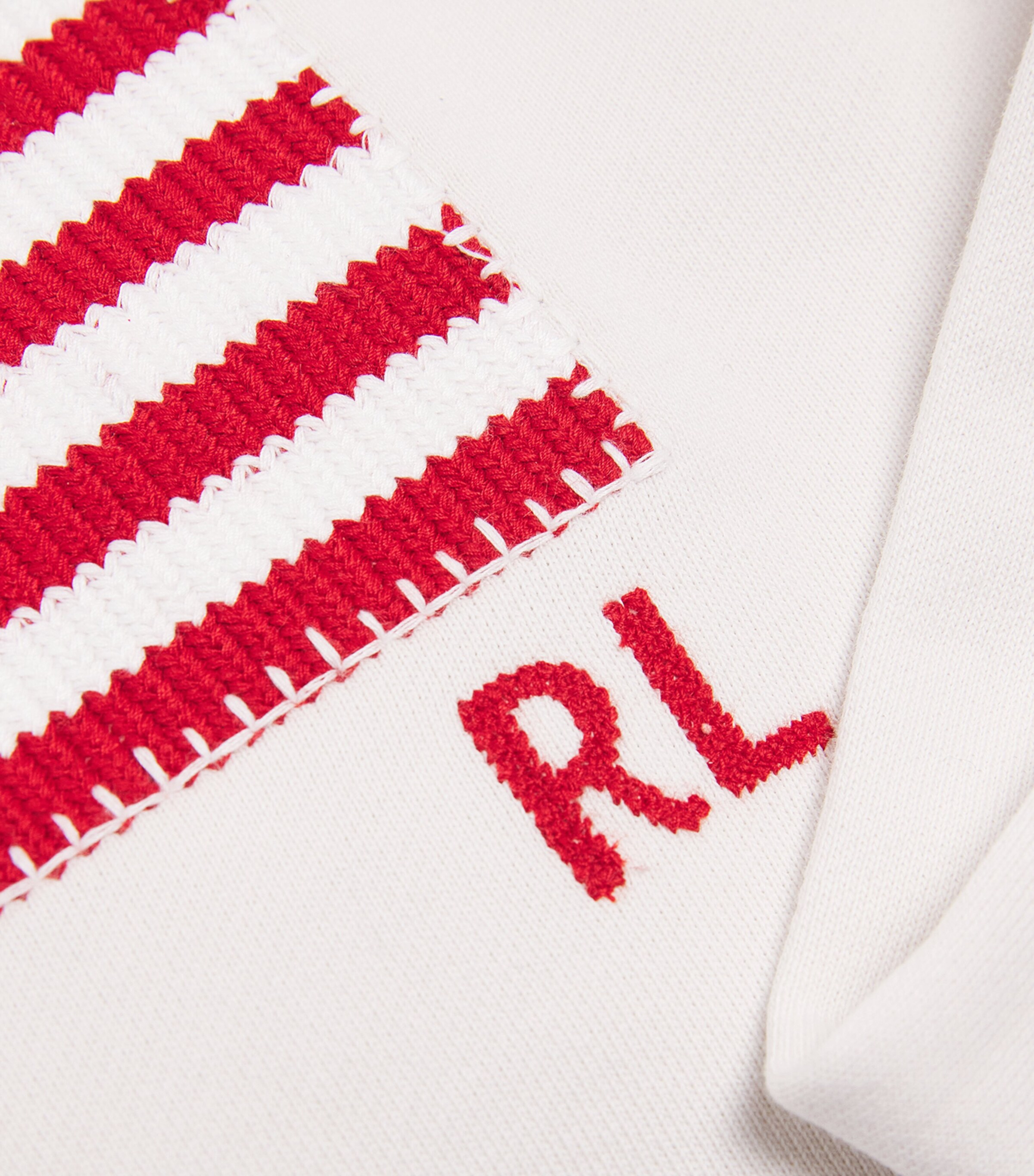 Cotton Embroidered Flag Hoodie (8-9 Years) NEVIS Image 3