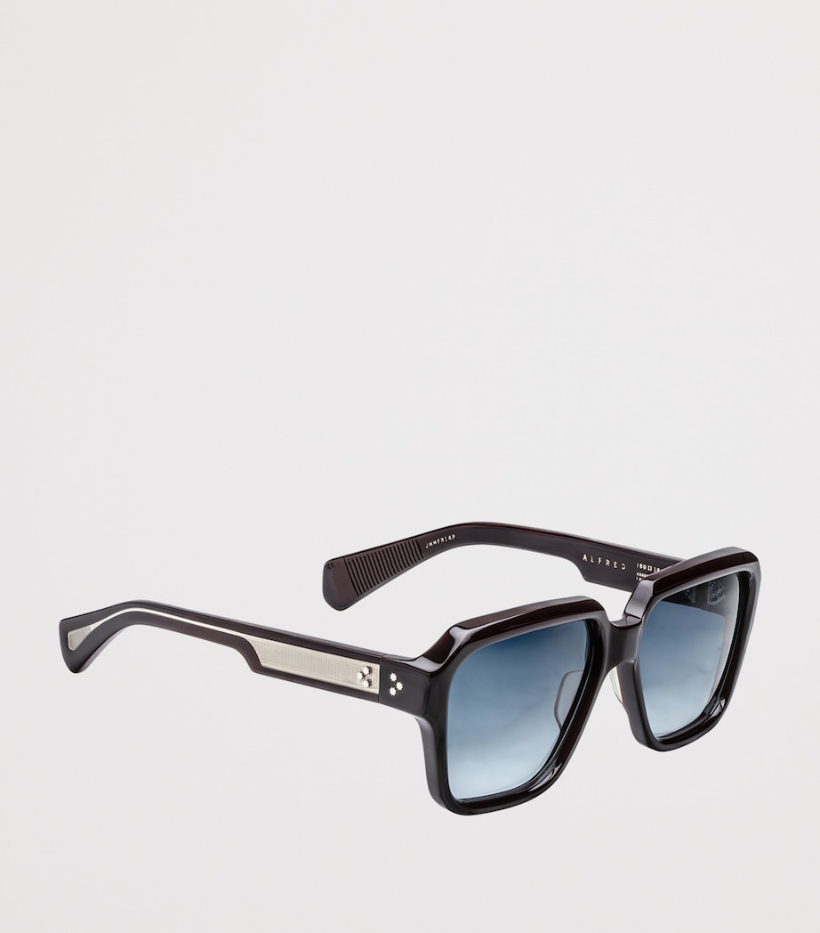 Acetate Alfred Sunglasses 14P-WINE Image 3