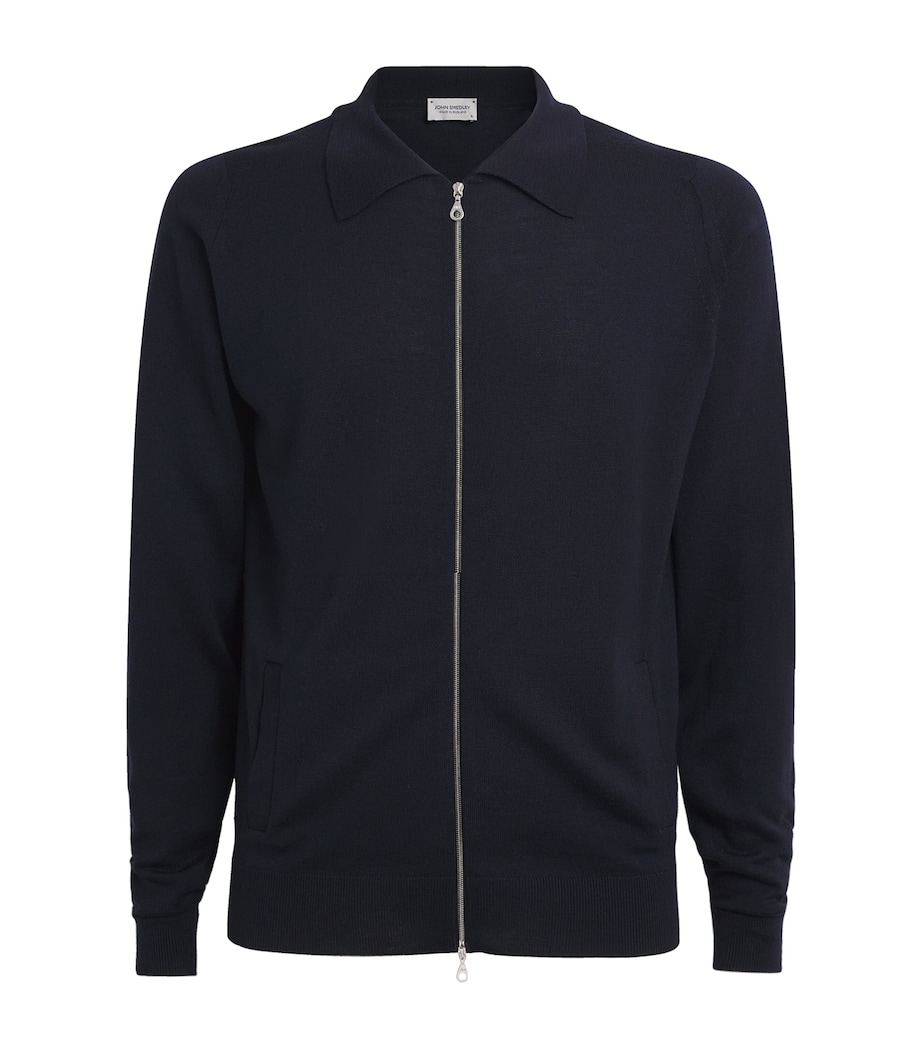 Merino Wool Hybrid Overshirt MIDNIGHT Image 1