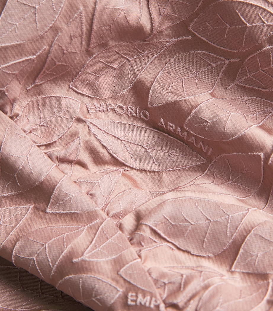 Leaf-Jacquard Dress (4-14 Years) F4018 PINK FANT. Image 3