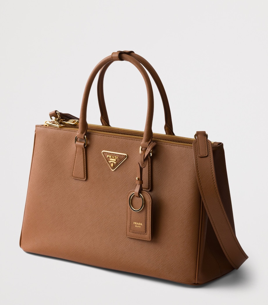 Prada Large Saffiano Leather Galleria Top-Handle Bag Brown Image 2