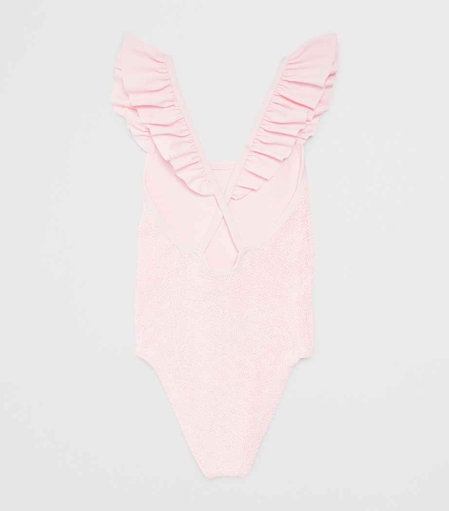 Hunza G Kids Charlie Swimsuit (7-12 Years) Bal Pnk/bal Pnk Image 2