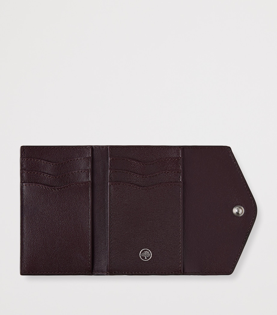 Leather Folded Multi-Card Wallet BLACK CHERRY Image 2