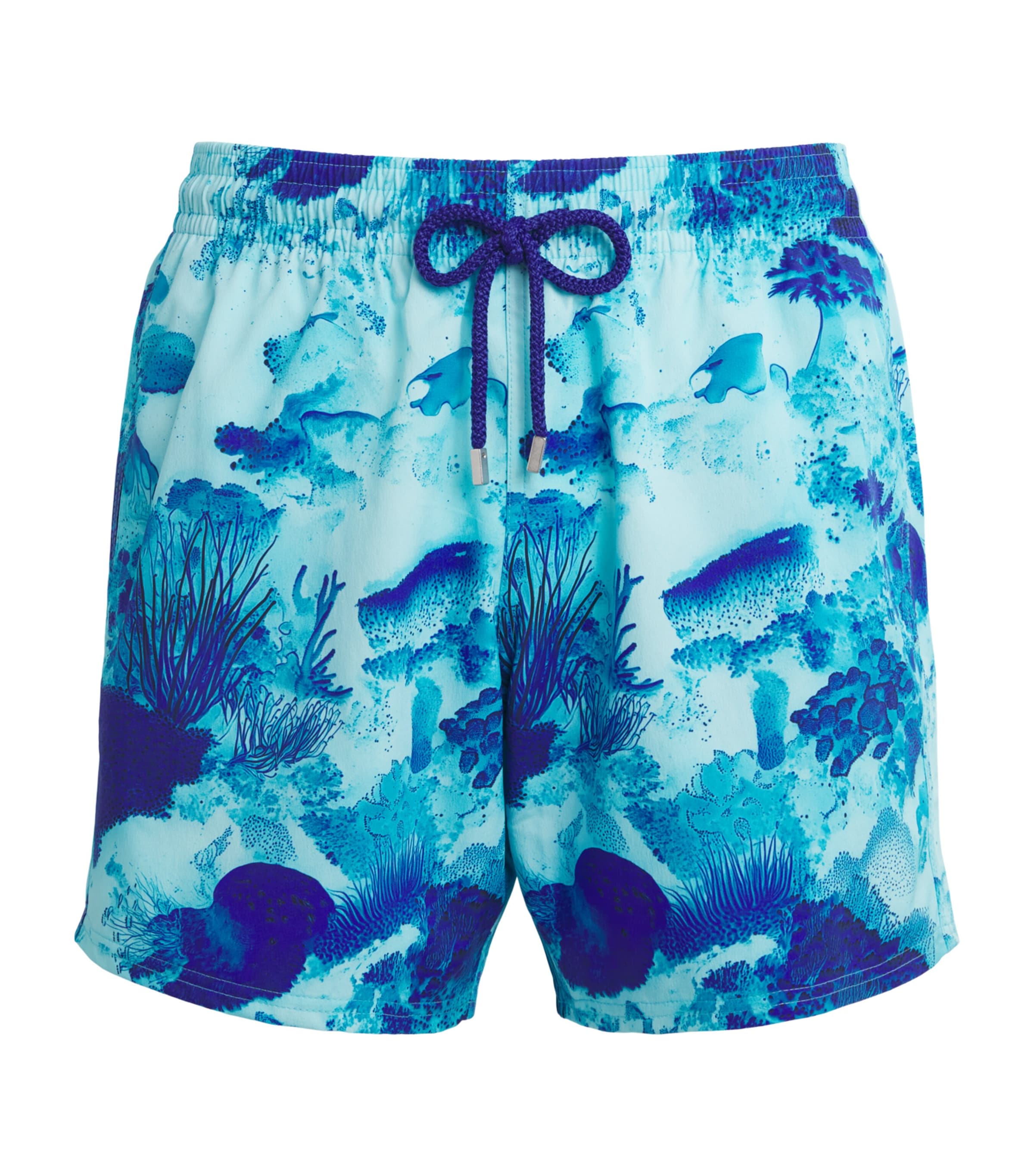 Vilebrequin Mens Stretch Coral Reef Swim Shorts Oxygene Image 1