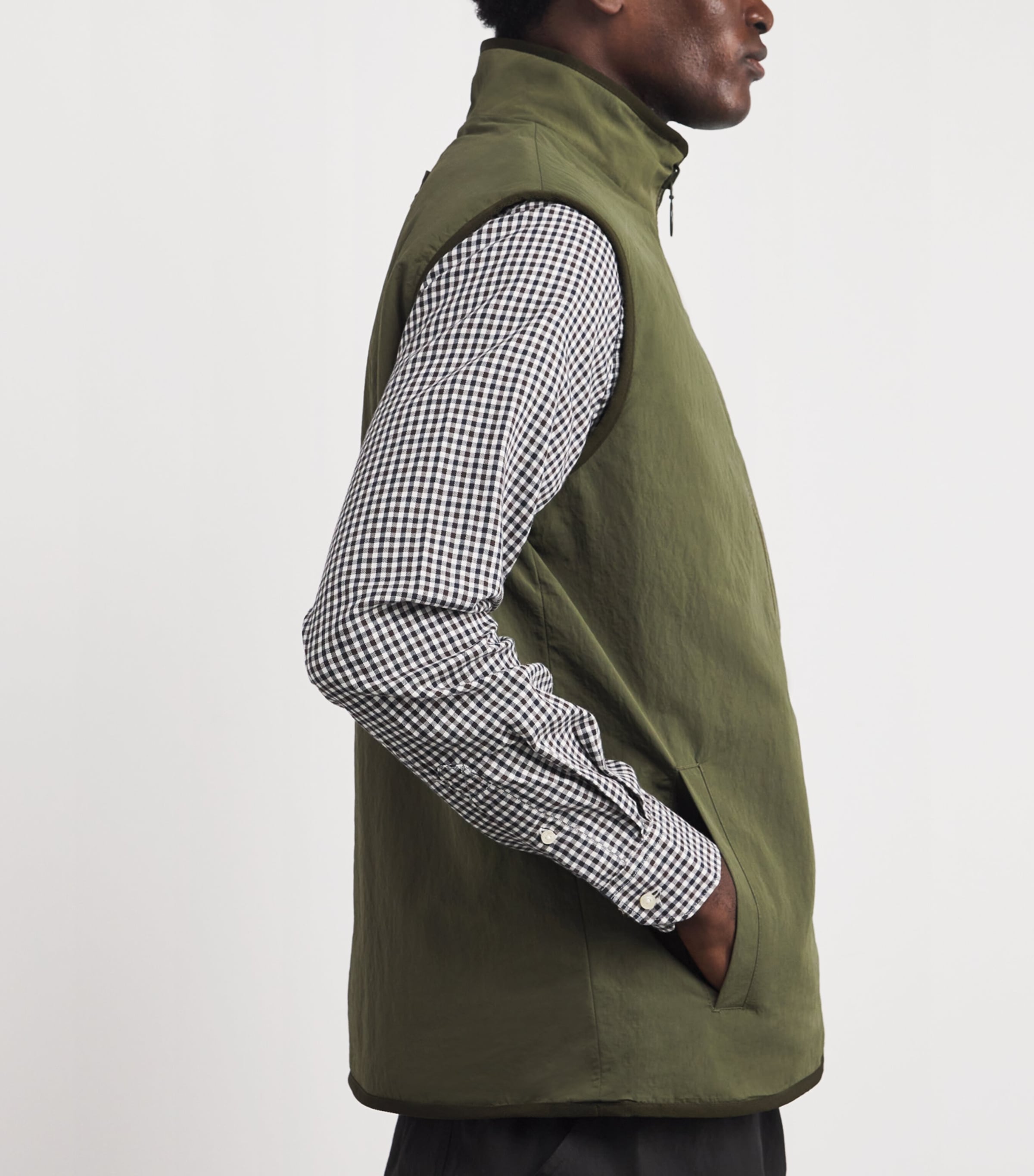 Reversible Fleece Gilet FERN Image 6