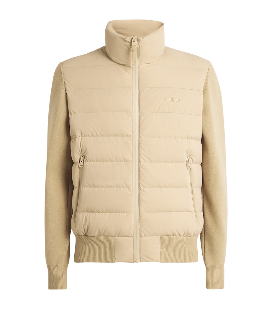 Down Haney-City Hybrid Jacket LIGHT CAMEL Image 1