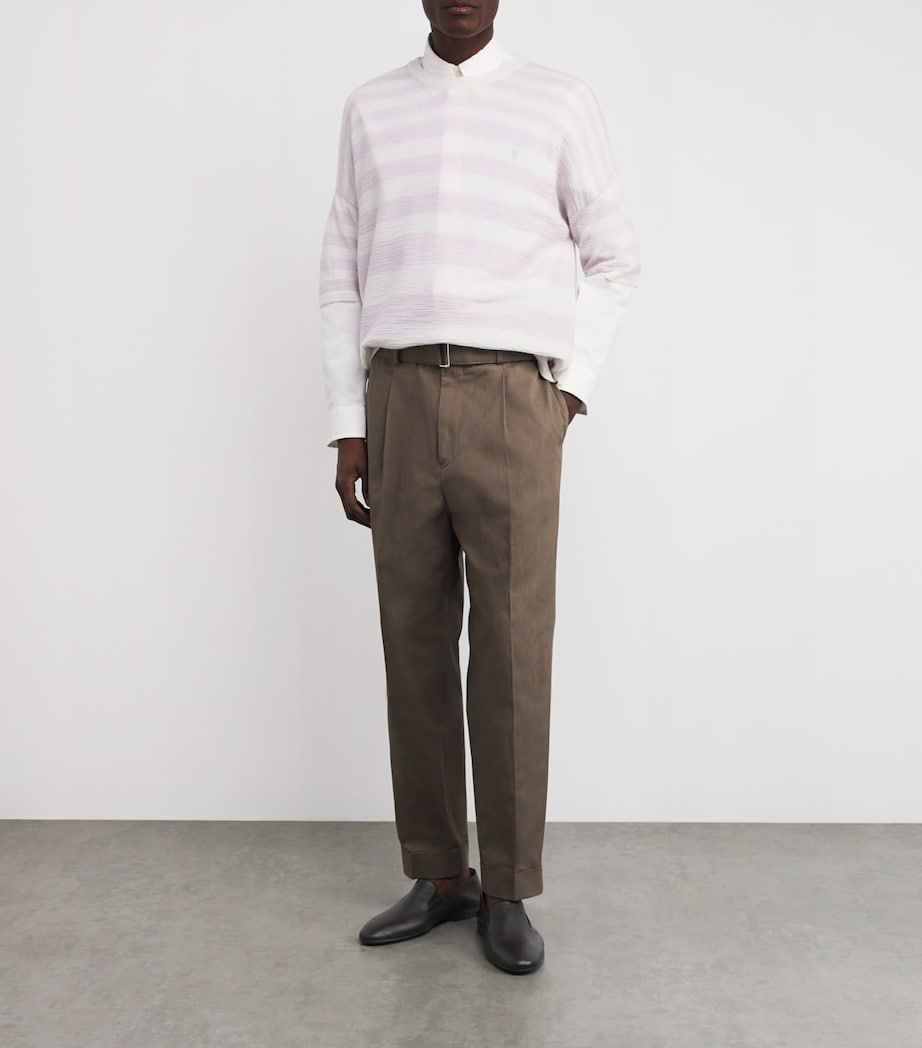 Leather Slippers DARK BROWN Image 6