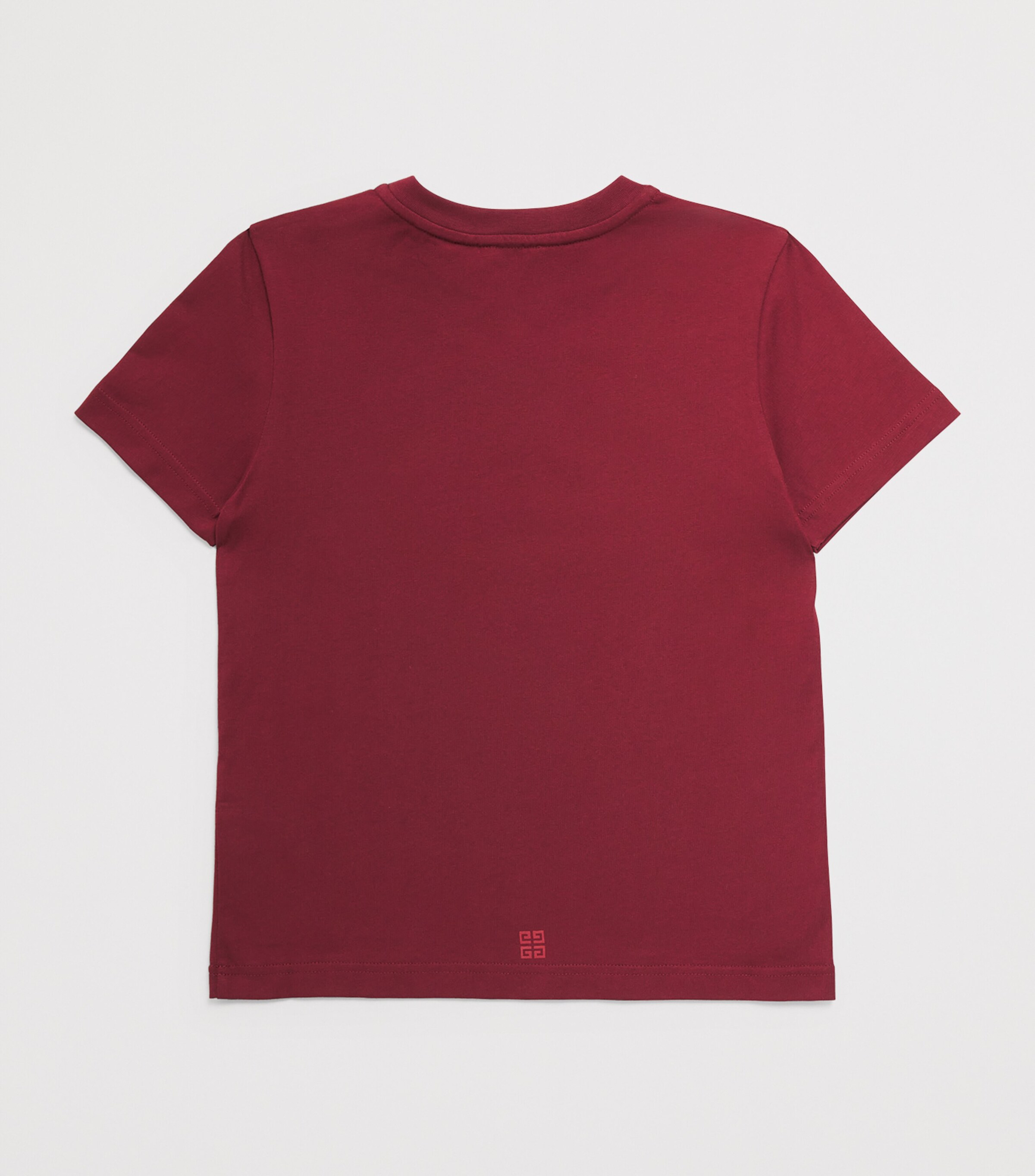 Cotton Logo T-Shirt (4-12+ Years) CRIMSON Image 2