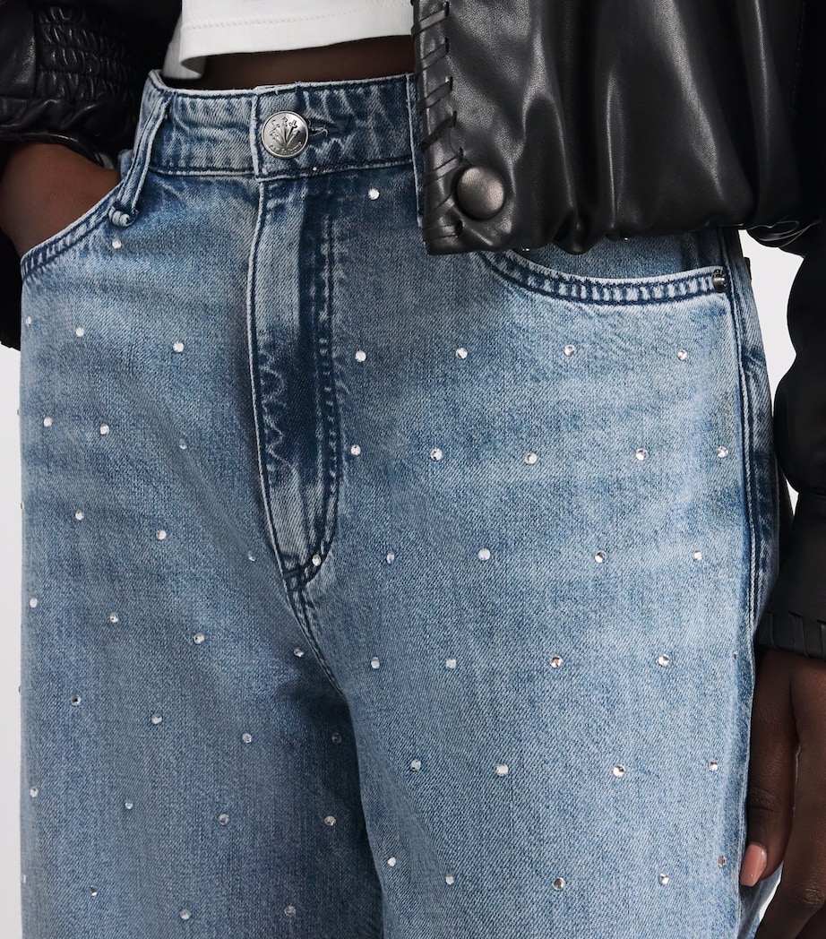 Embellished Logan Wide-Leg Jeans 750 MARGOJEWEL Image 6