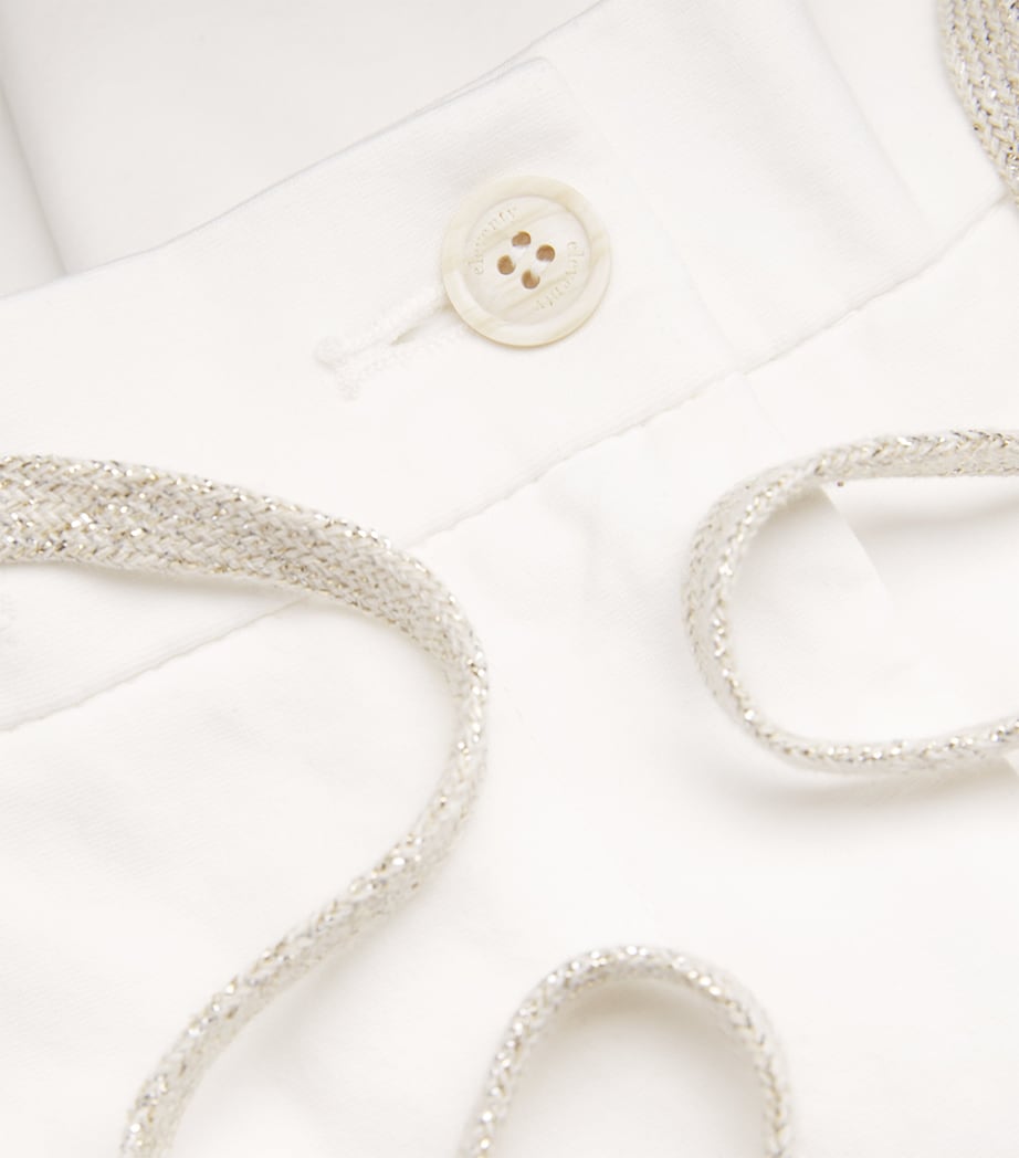 Drawstring Tailored Trousers BIANCO Image 5