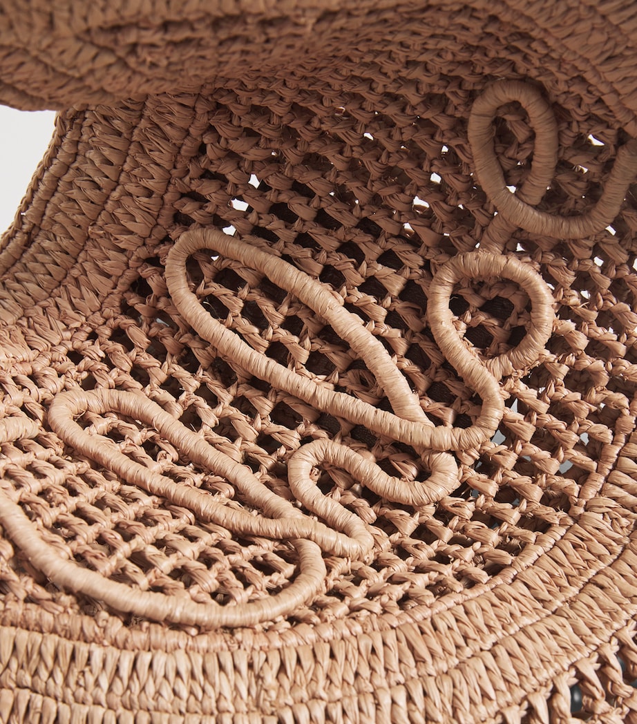 Raffia Summer Banana Shoulder Bag SUMMERY BEIGE Image 4