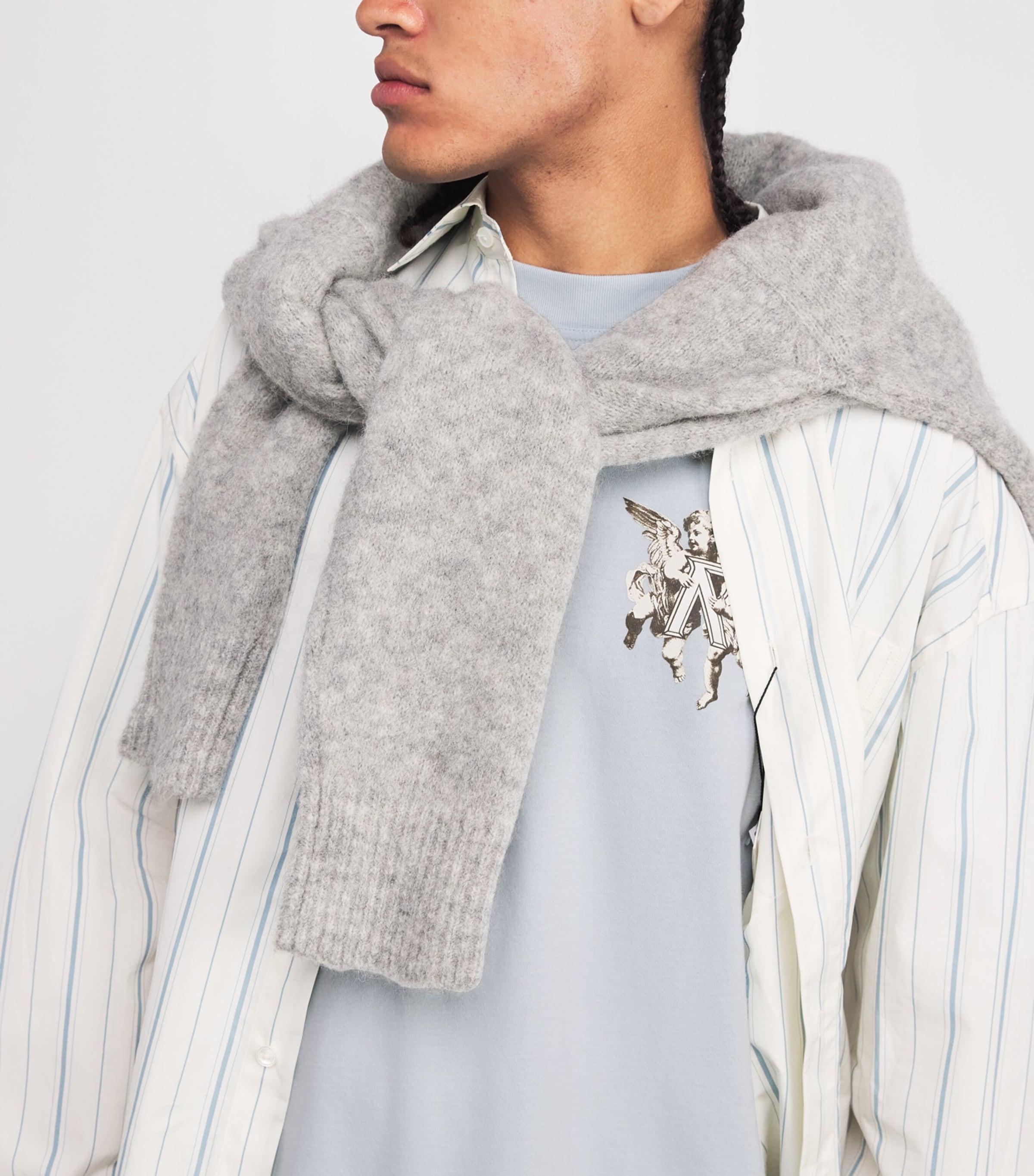 Cotton Legacy Cherub T-Shirt CLOUD Image 6