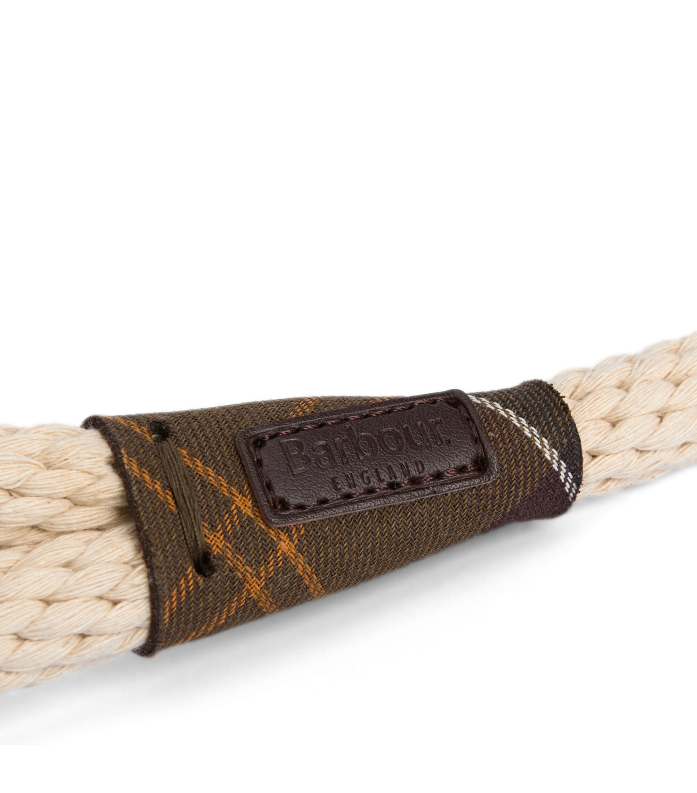 Barbour Cotton Rope Dog Lead Neutral Image 3