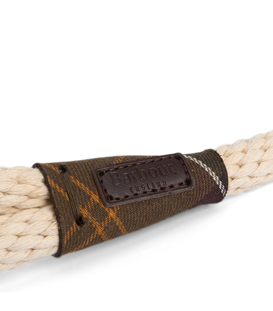 Barbour Cotton Rope Dog Lead Neutral Image 3