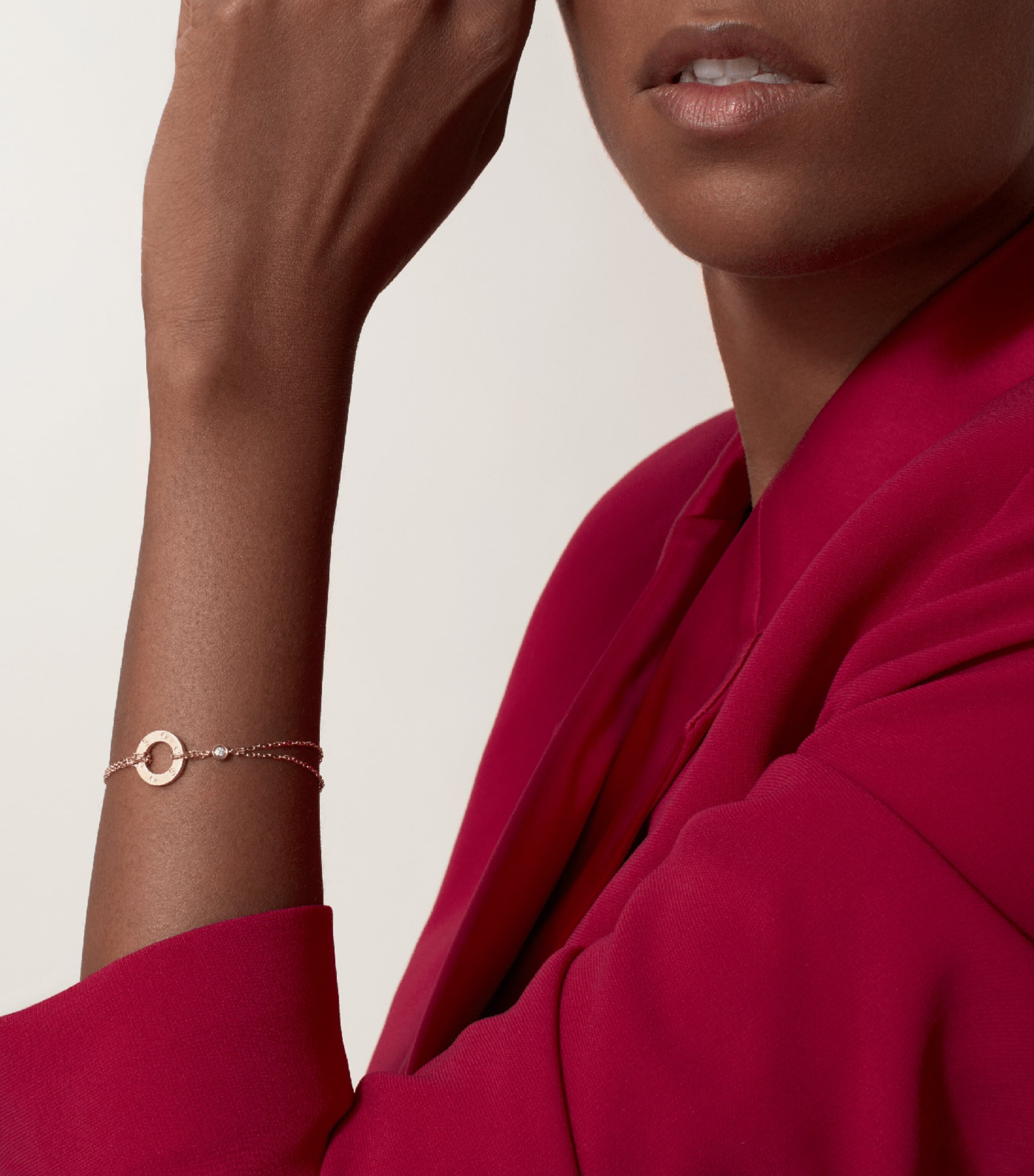 Cartier Yellow Gold Double Chain LOVE Bracelet Yellow Gold Image 3