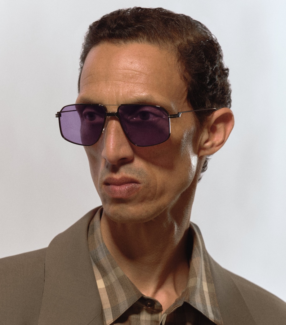 Jacques Marie Mage Metal Jagger Sunglasses Corbeau Image 2