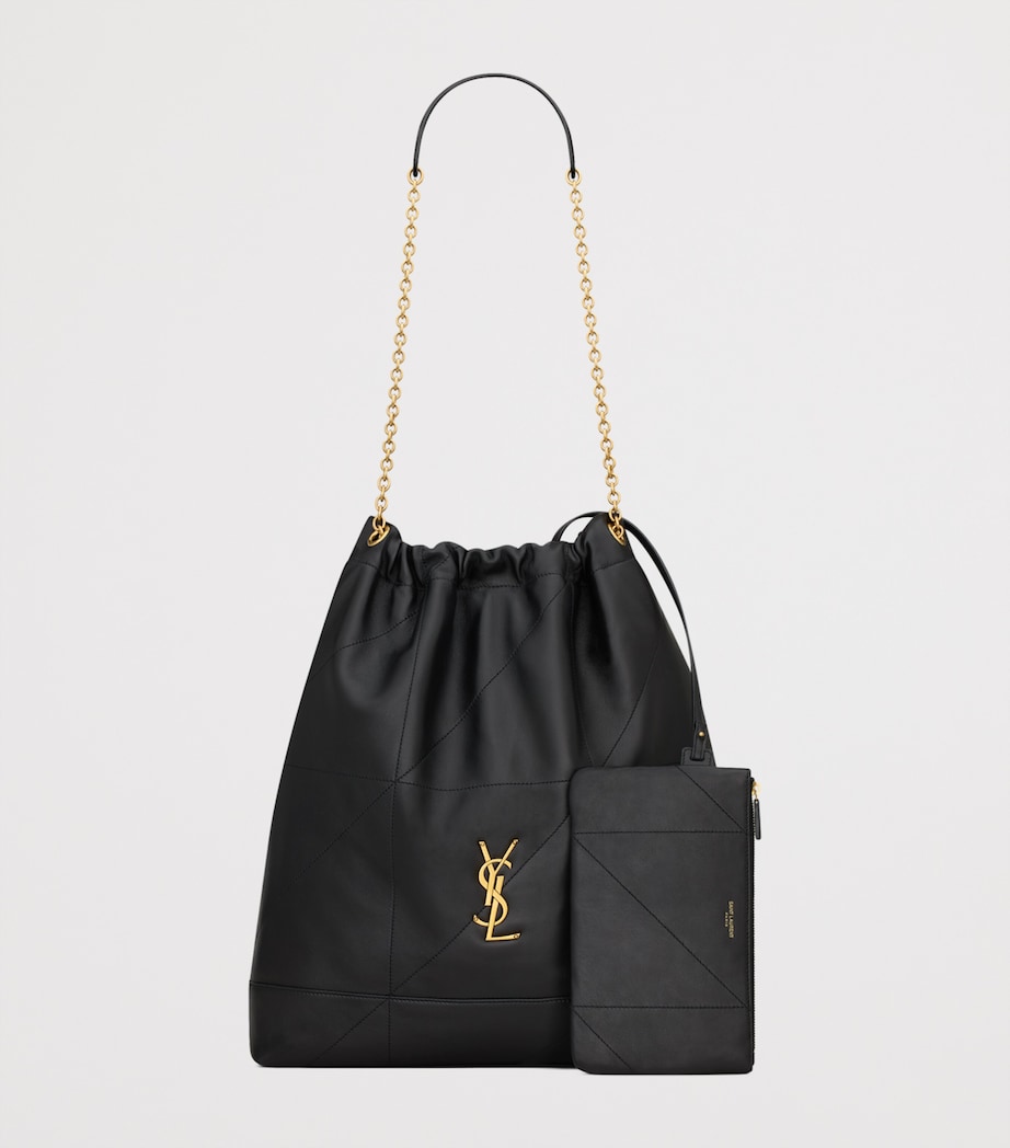 Large Leather Jamie Pochon Shoulder Bag 1000 Image 5