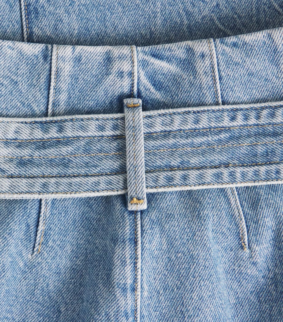 AGOLDE Womens x Maria McManus Corset Wide-Leg Jeans Ckind Image 6