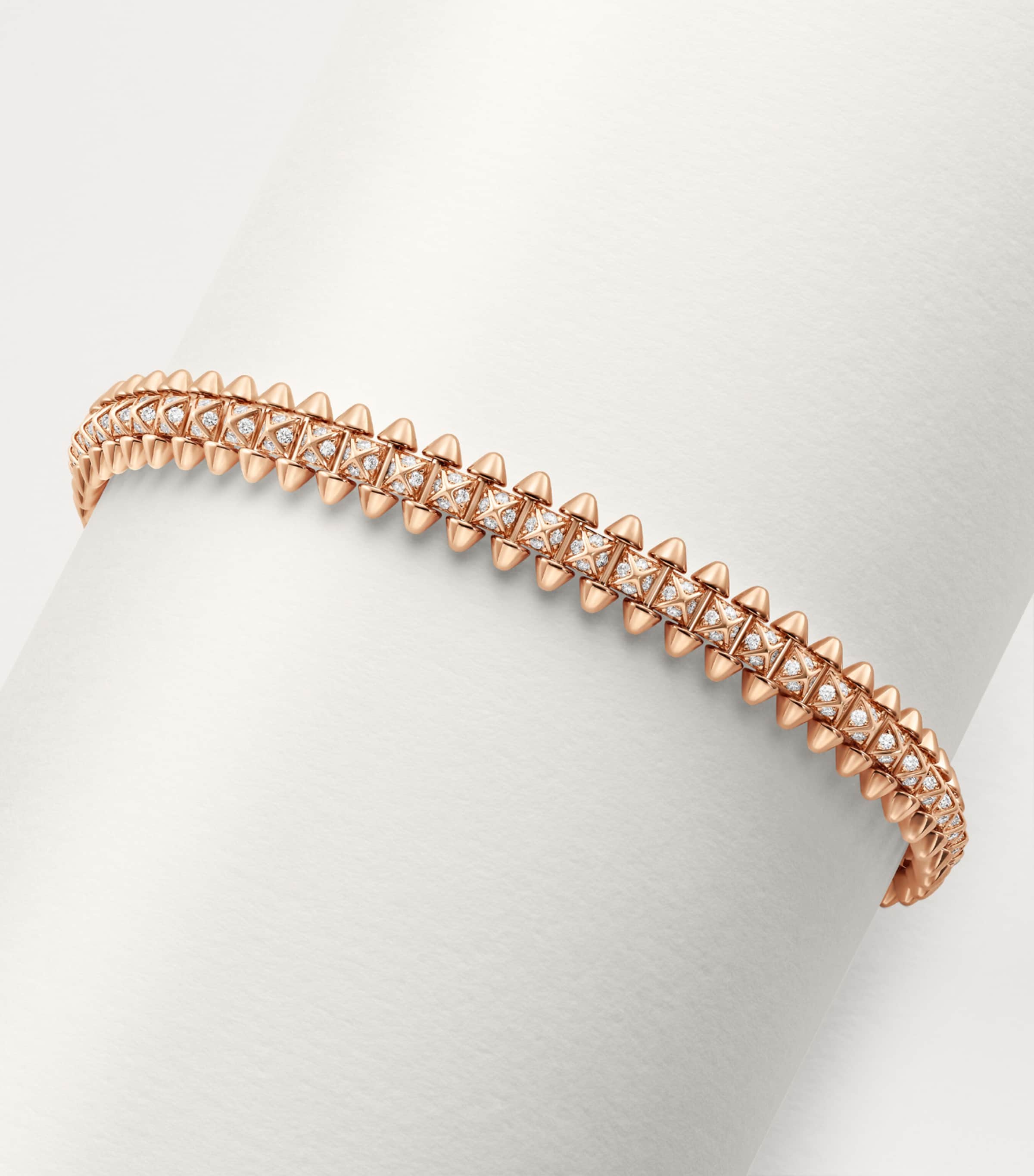 Rose Gold and Diamond Clash de Cartier Bracelet ROSE GOLD Image 2