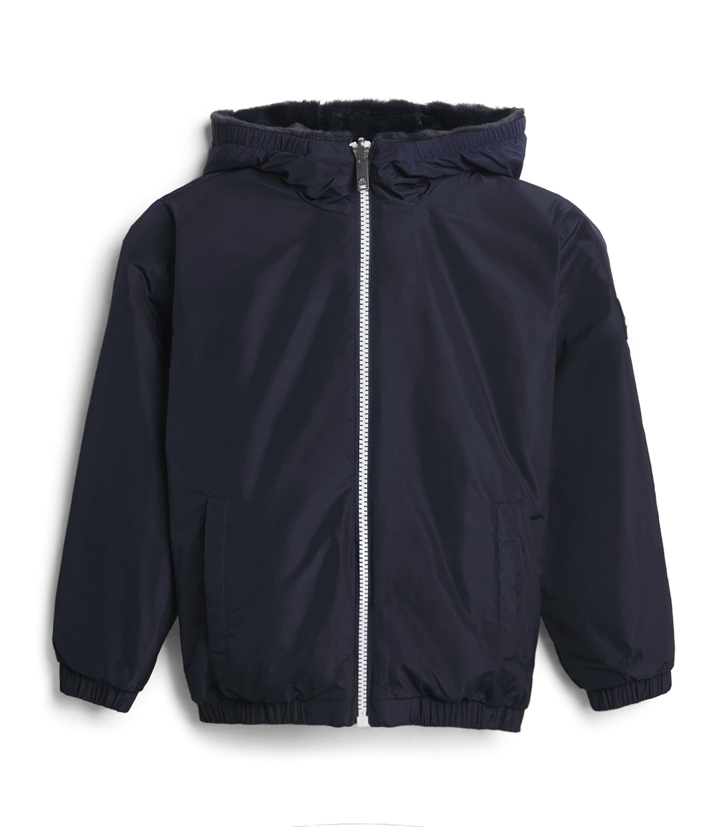 Moose Knuckles Kids' Reversible Simcoe Bunny Jacket In Blue