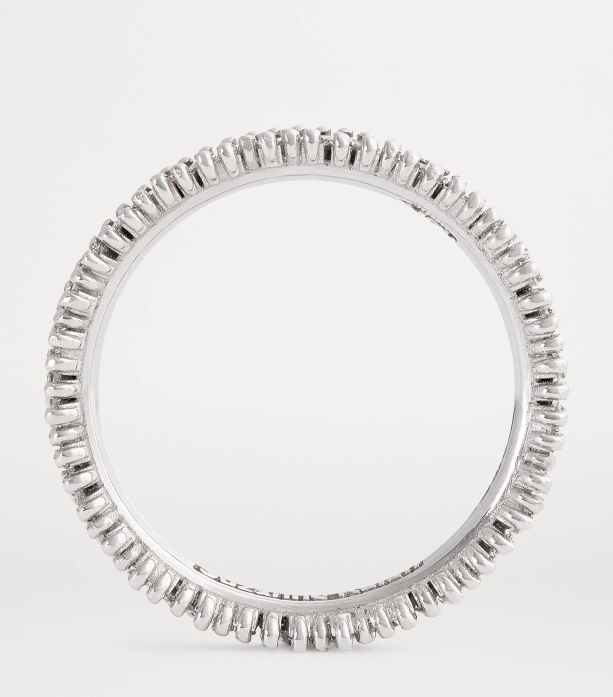 White Gold and Diamond Classic Mini Eternity Ring 18K WG/WD Image 3