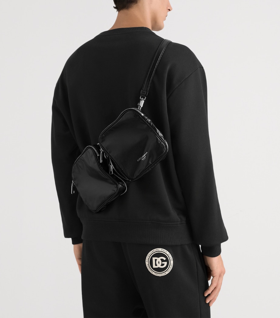 Dolce&Gabbana Patent Leather Cross-Body Bag Black Image 5