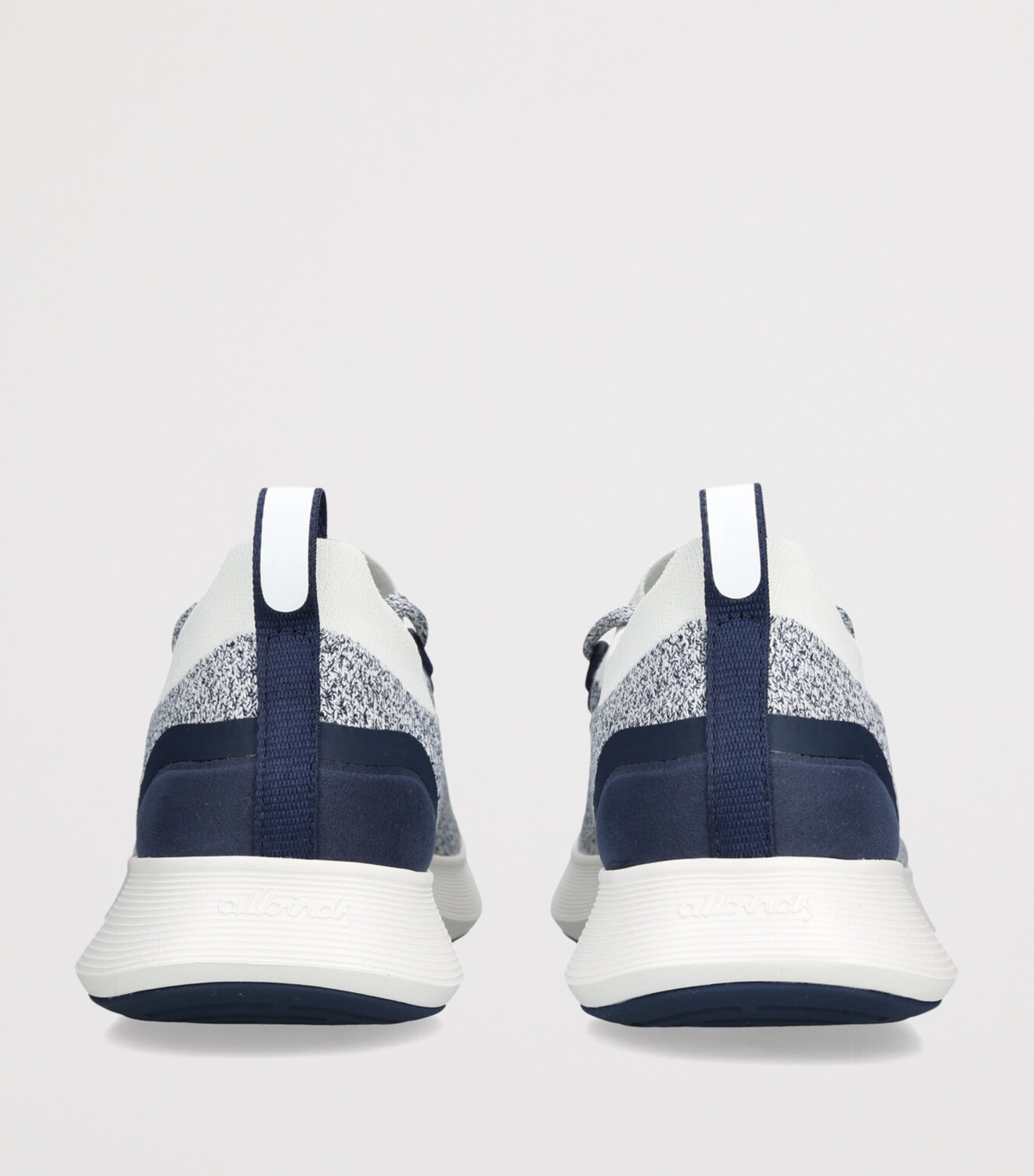 Allbirds Mens Dasher NZ Running Trainers White/navy Image 2