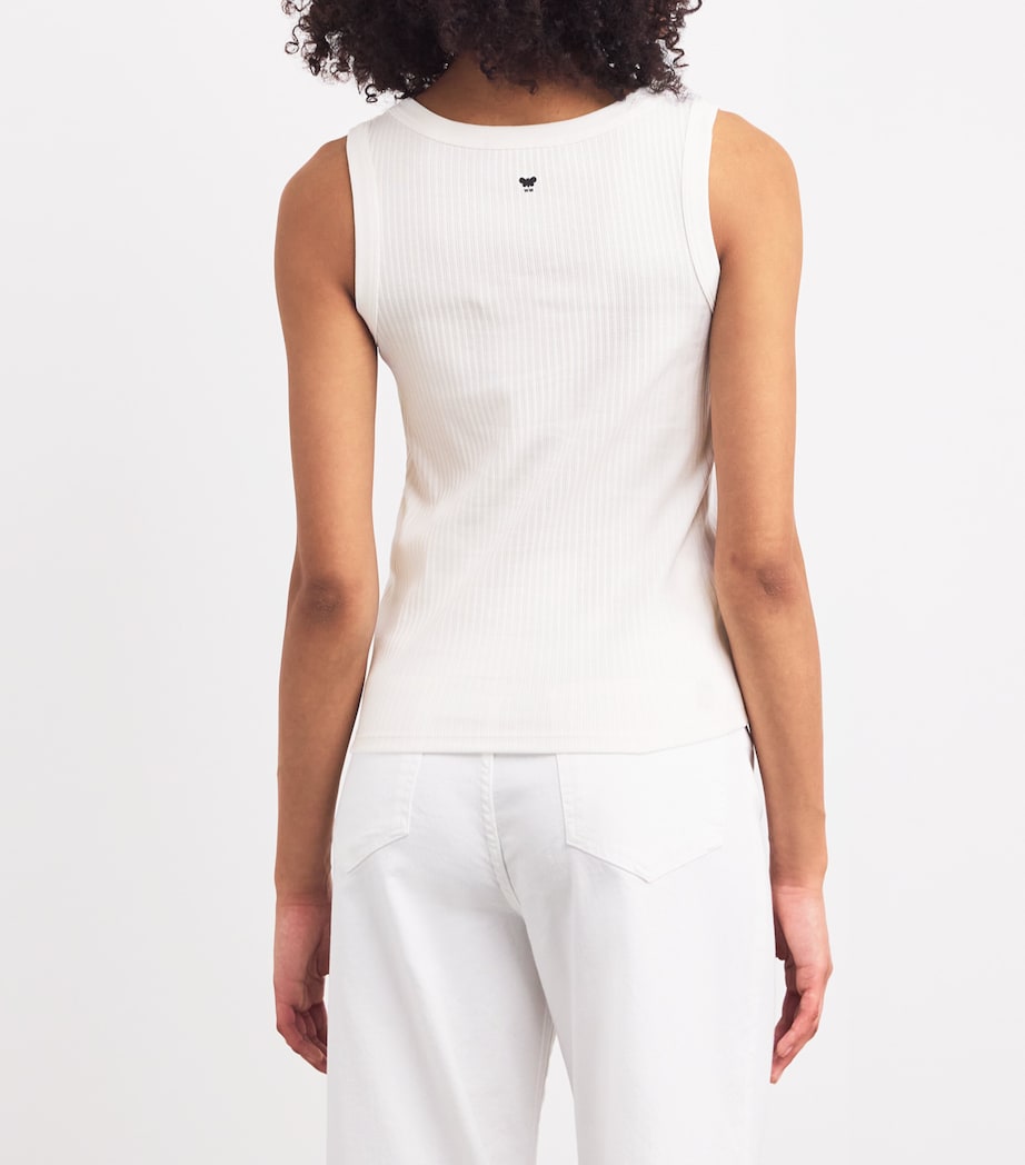 Organic Cotton Tank Top WHITE Image 4
