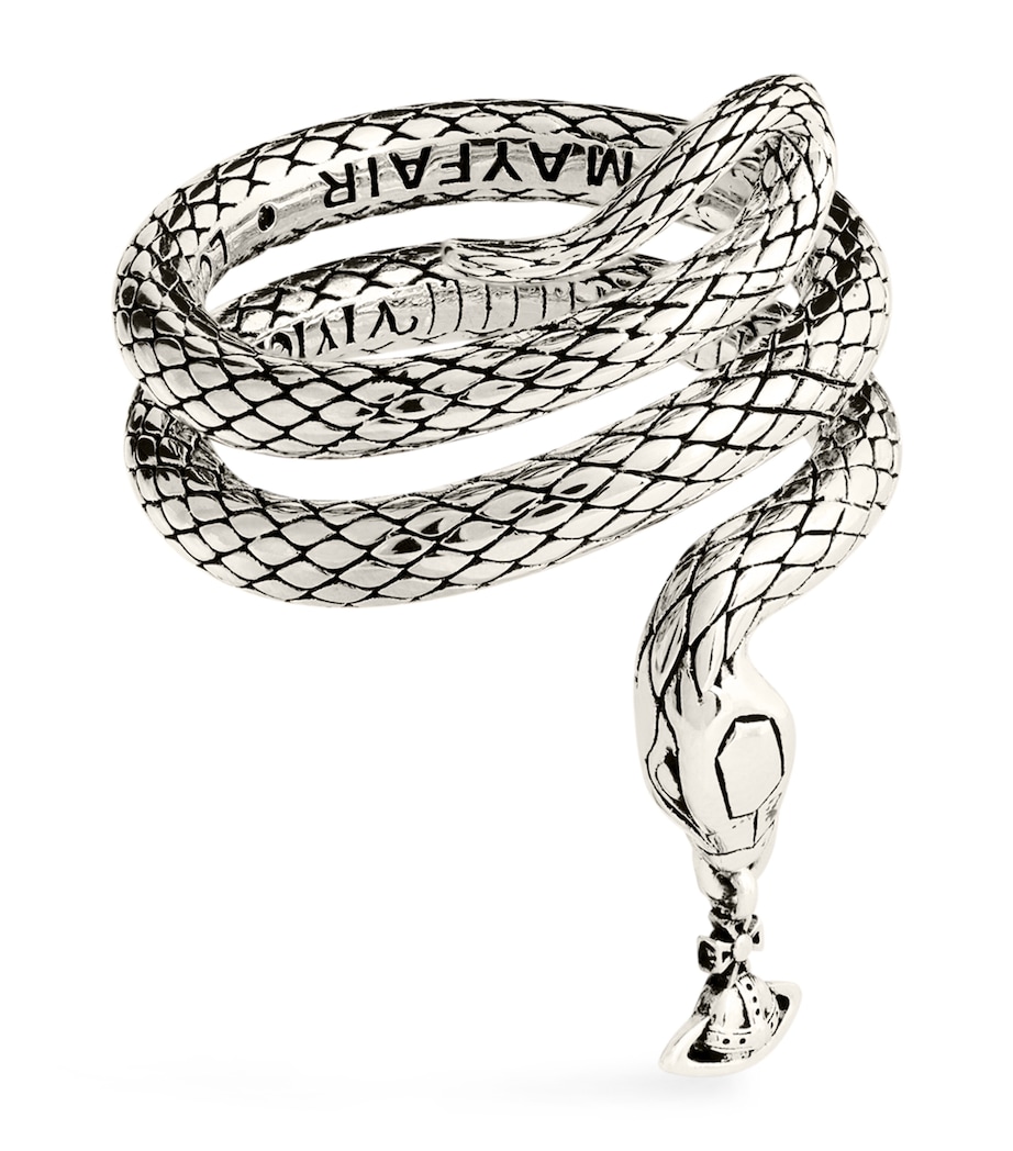 Vivienne Westwood Recycled Silver Lunar New Year Snake Albane Ring