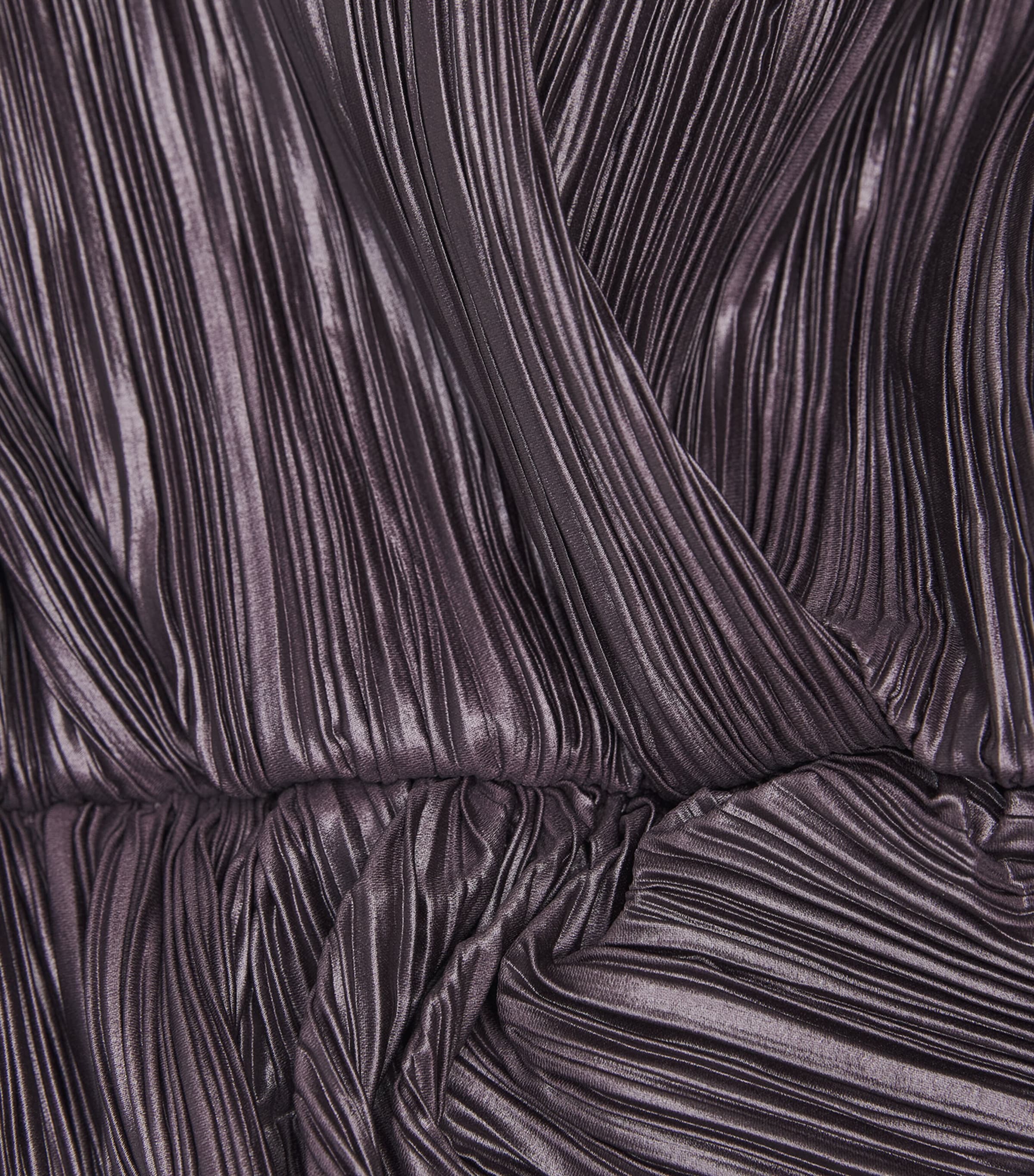 Cult Gaia Purple Pleated Draped Top | Harrods US