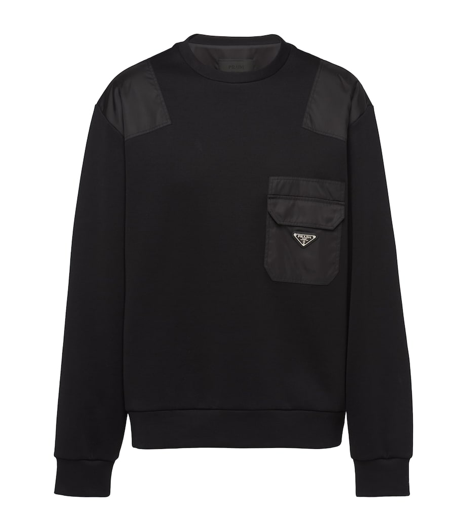 Cotton and Re-Nylon Sweatshirt F0806 Image 1