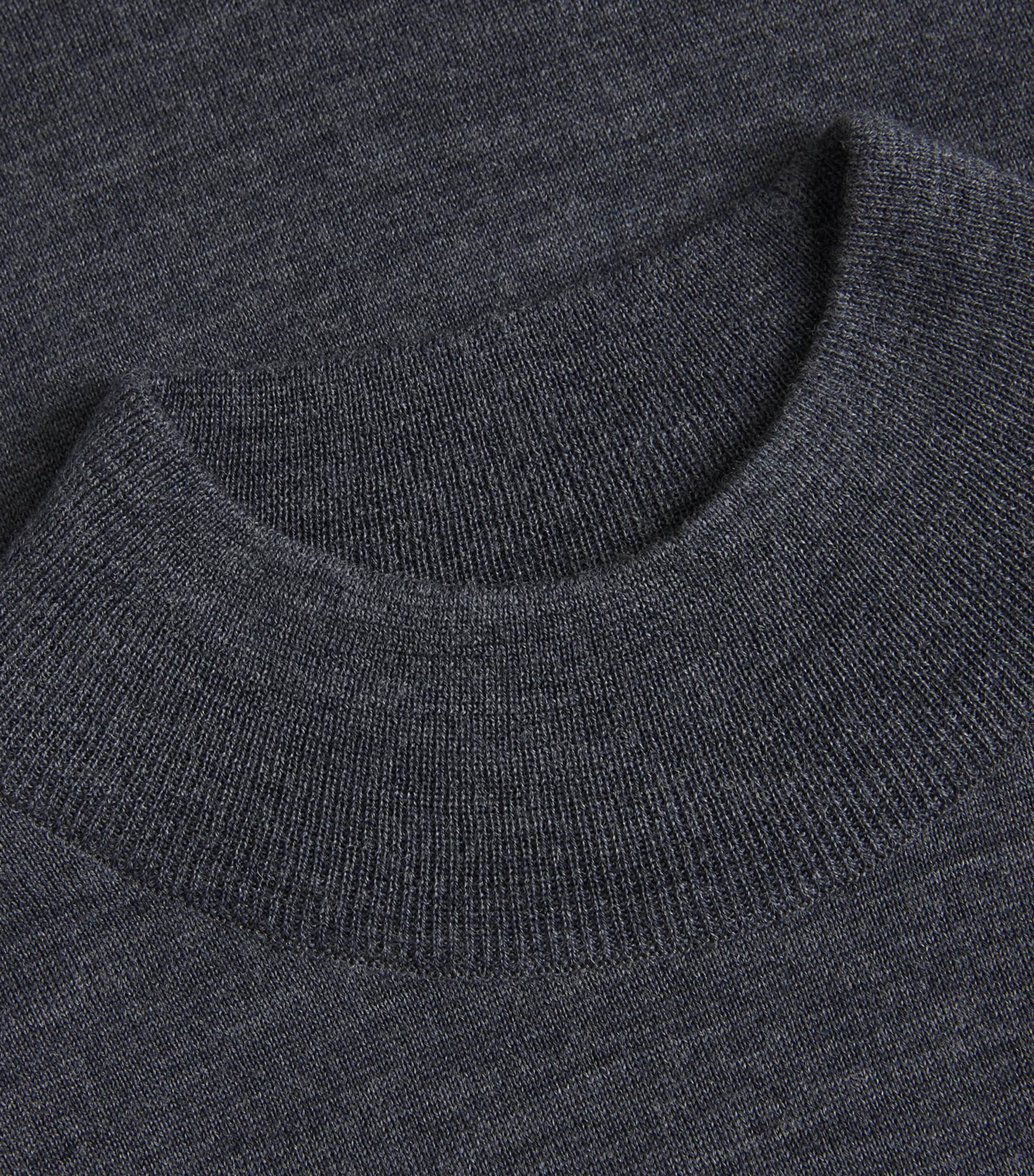 Merino Wool Harcourt Sweater CHARCOAL Image 5