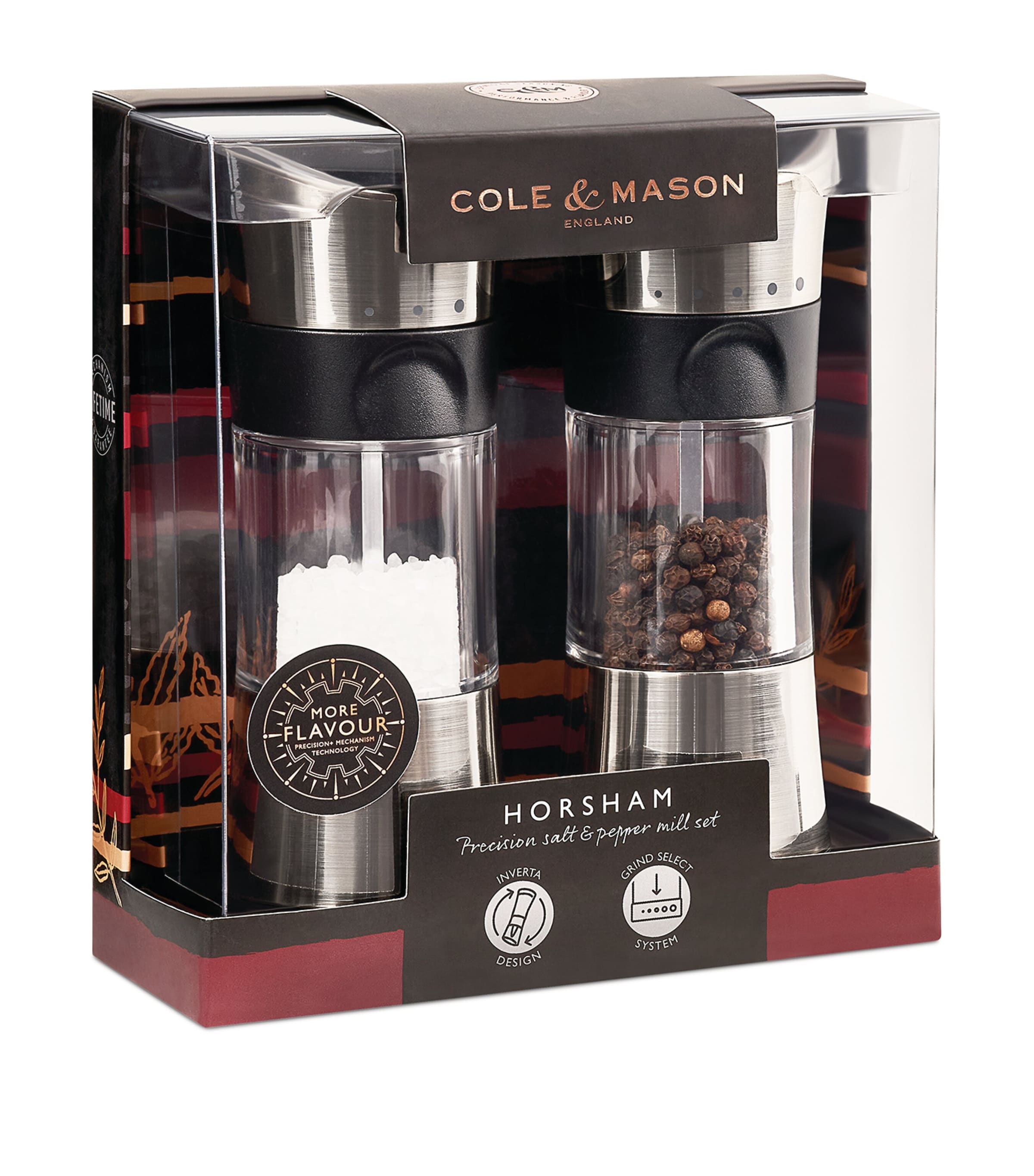 Horsham Salt and Pepper Mills CHROME Image 4