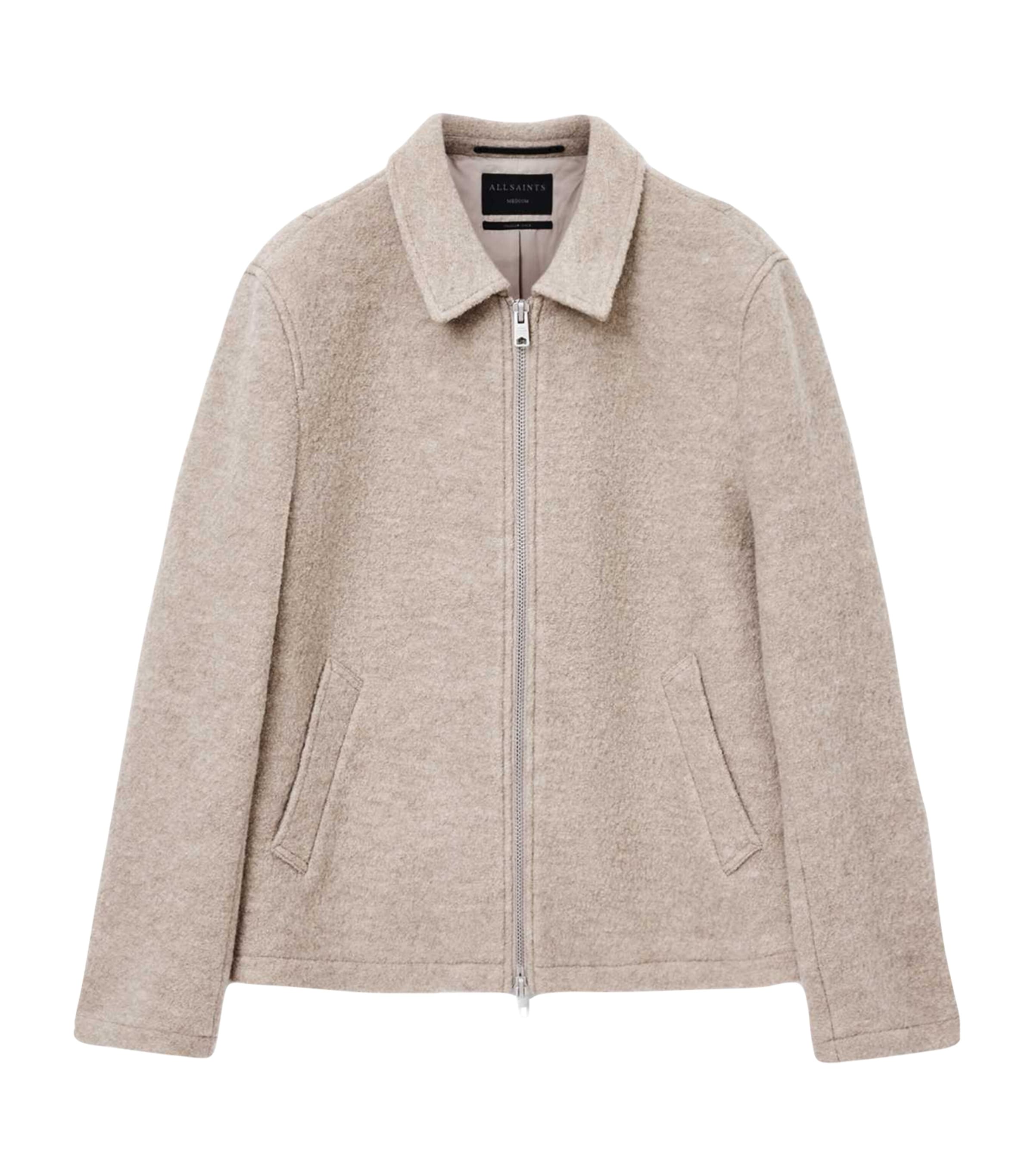 Allsaints Wool Celeste Jacket In Brown