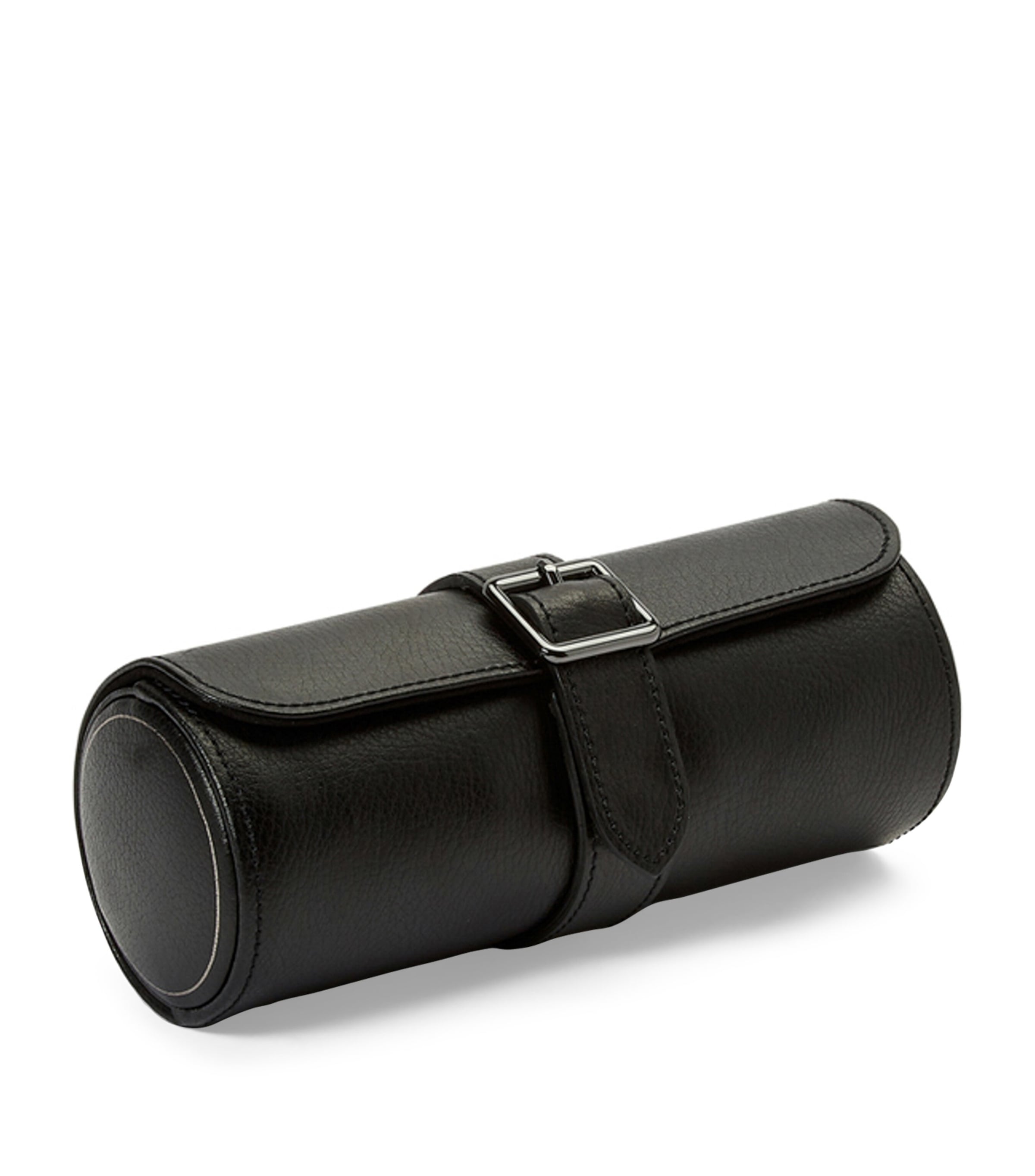 Vegan Leather Triple Watch Roll BLACK Image 5