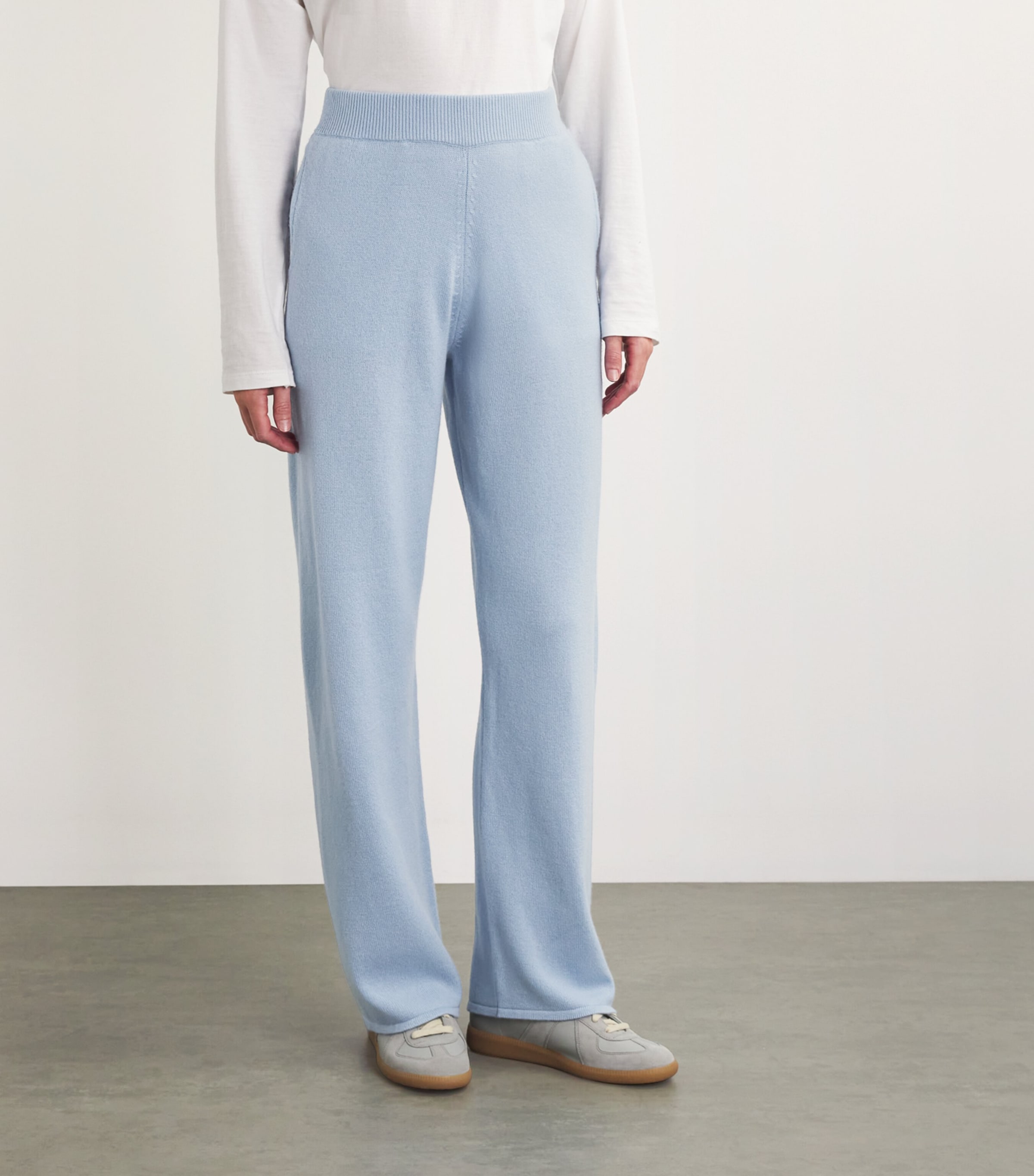 Cashmere Wide-Leg Sweatpants MIRAGE Image 3