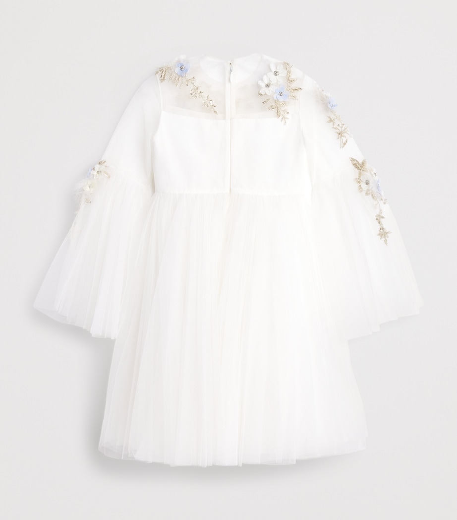 Embroidered Tulle Dress (2-14 Years) WHITE Image 2