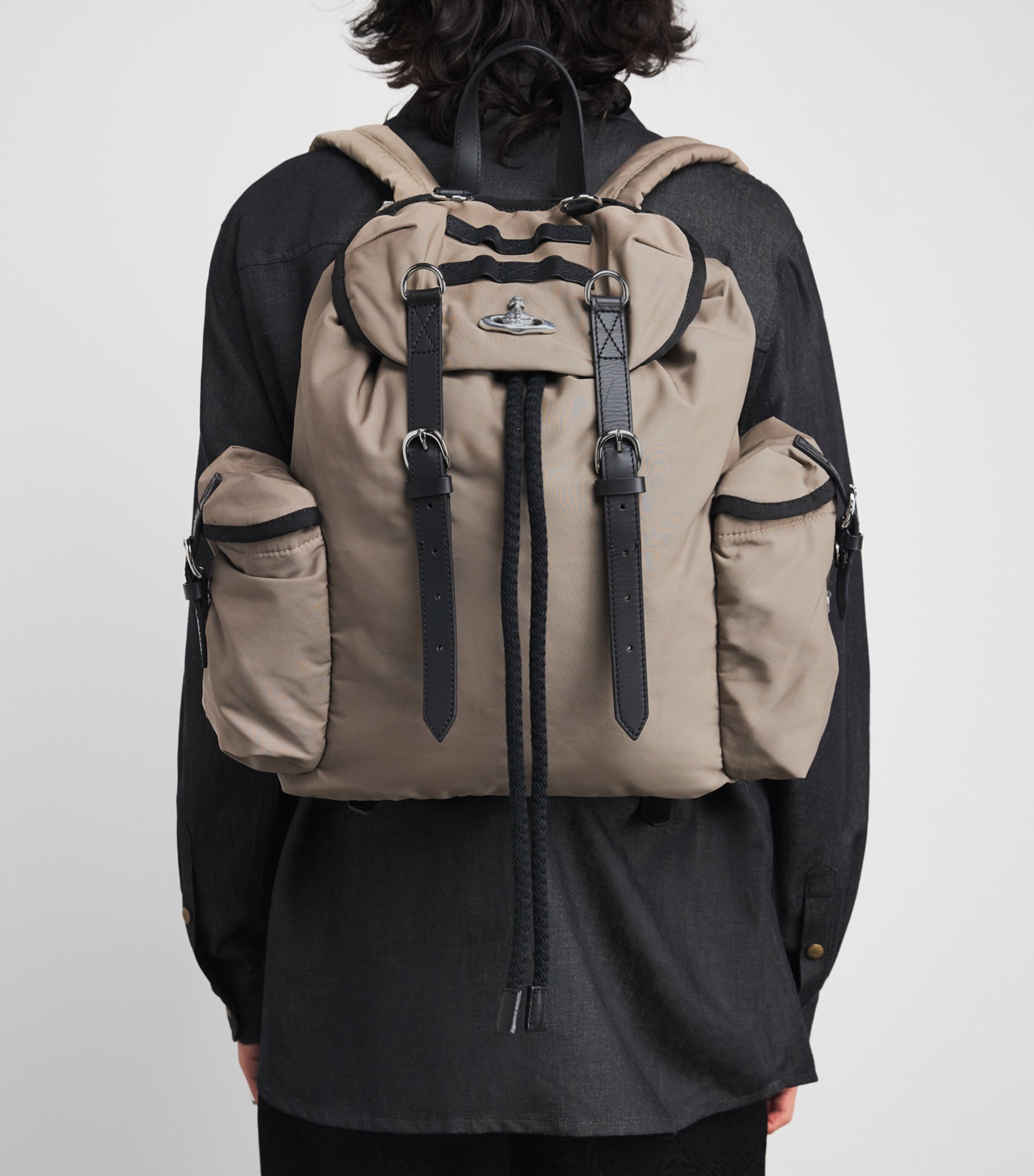 Cotton Highland Backpack M410 KHAKI/SILVER Image 2