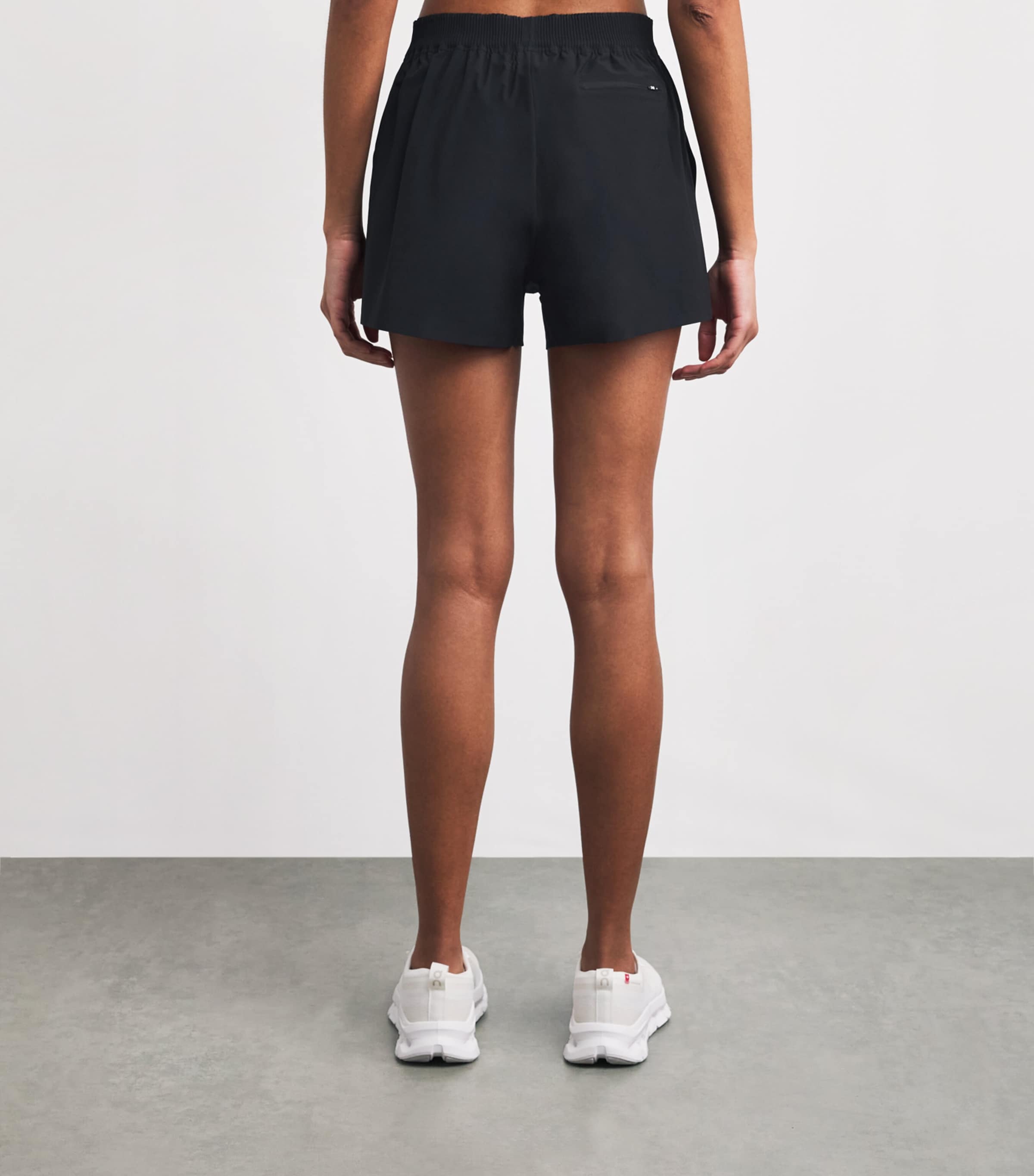 On Womens Train Shorts Black Image 5